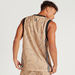 Printed Vest with Patch Applique and Tape Detail-T Shirts and Vests-thumbnail-3
