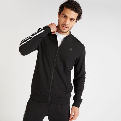 Zip Through Jacket with Long Sleeves and Pockets