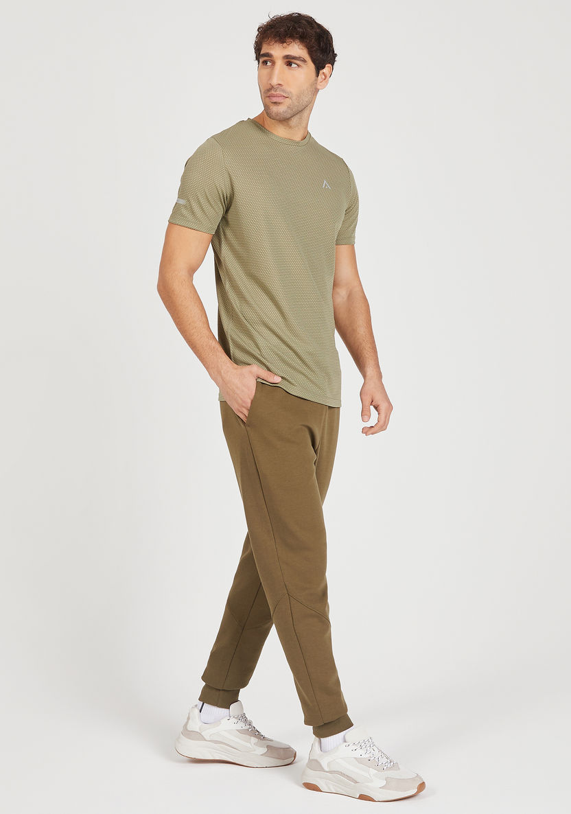 Solid Joggers with Drawstring Closure and Pockets-Bottoms-image-1