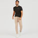 Solid Track Pants with Drawstring Closure and Pockets-Bottoms-thumbnailMobile-1