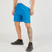 Panelled Shorts with Pockets and Elasticated Waistband-Bottoms-thumbnail-0