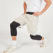 Solid Shorts with Pockets and Buckle Closure-Bottoms-thumbnailMobile-0