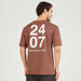 Printed T-shirt with Crew Neck and Short Sleeves-T Shirts & Vests-thumbnailMobile-3