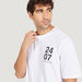 Printed Crew Neck T-shirt with Short Sleeves-T Shirts-thumbnailMobile-4