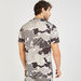Printed Crew Neck T-shirt with Short Sleeves-T Shirts & Vests-thumbnailMobile-3