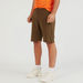 Solid Shorts with Drawstring Closure and Pockets-Bottoms-thumbnail-0