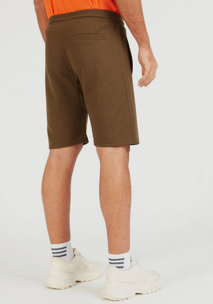 Solid Shorts with Drawstring Closure and Pockets-Bottoms-image-3