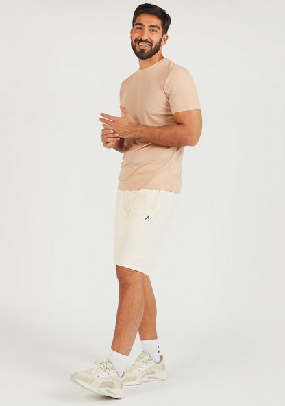 Solid Shorts with Drawstring Closure and Pockets-Bottoms-image-5