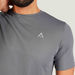 Textured Crew Neck T-shirt with Short Sleeves-T Shirts & Vests-thumbnailMobile-6