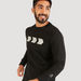 Printed Crew Neck Sweatshirt with Long Sleeves-Sweatshirts-thumbnailMobile-2