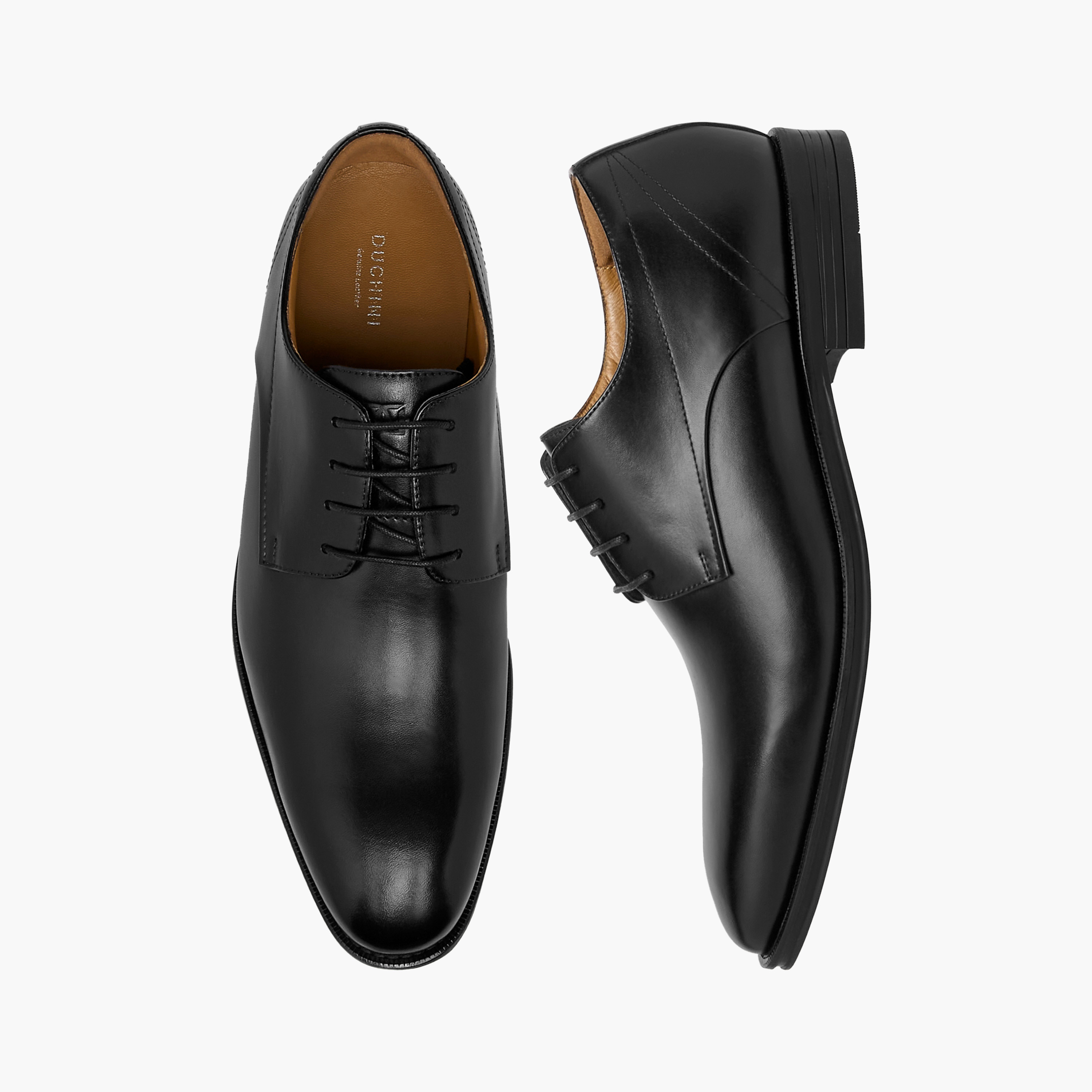 Duchini Men Genuine Leather Lace-Up Derby Shoes-men-shoes-formalshoes-image-1
