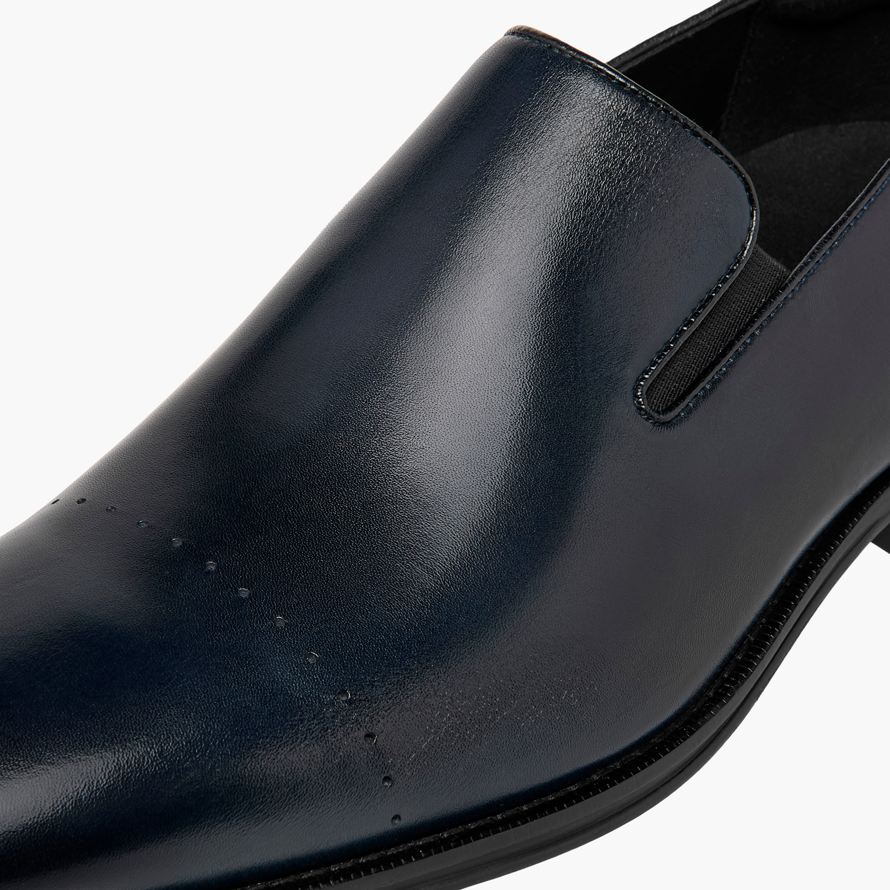 Duchini Men's Leather Solid Slip-On Loafers-men-shoes-loafersandmoccasins-image-4