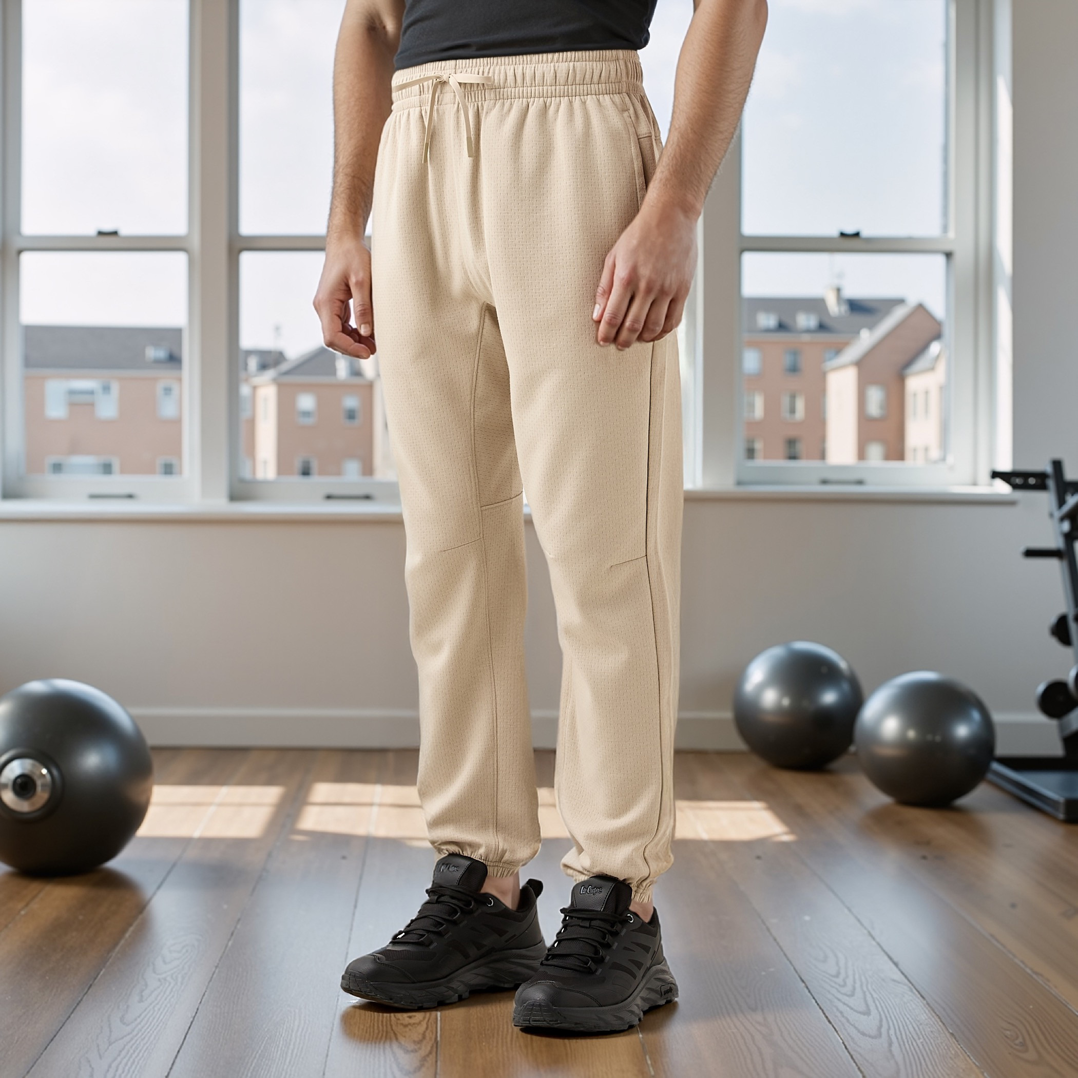 بنطلون رياضي بقصة عادية مع رباط إغلاق-men-clothing-sportswearandactivewear-tracksuits-image-6