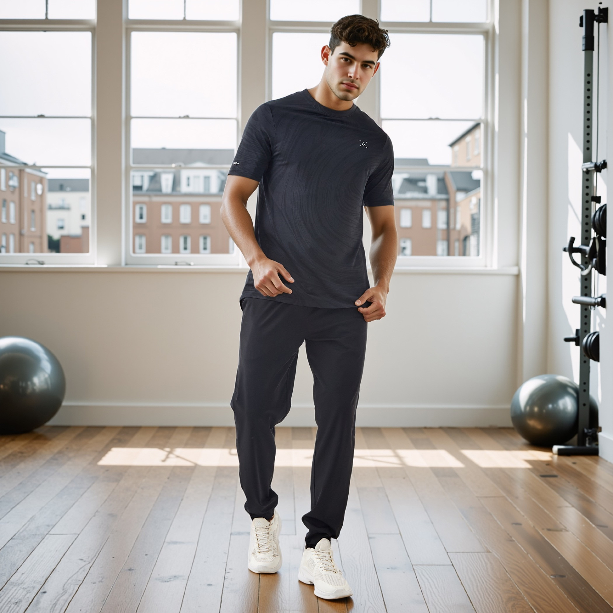 Jacquard Crew Neck T-shirt-men-clothing-sportswearandactivewear-tshirtsandpolos-image-2