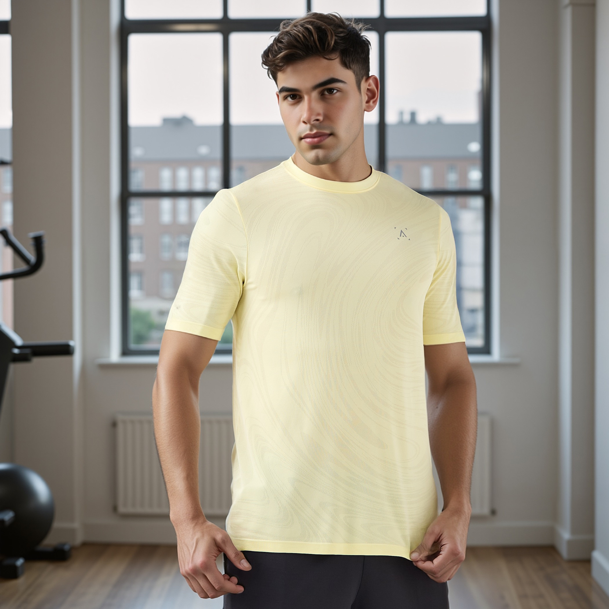 Jacquard Crew Neck T-shirt-men-clothing-sportswearandactivewear-tshirtsandpolos-image-2