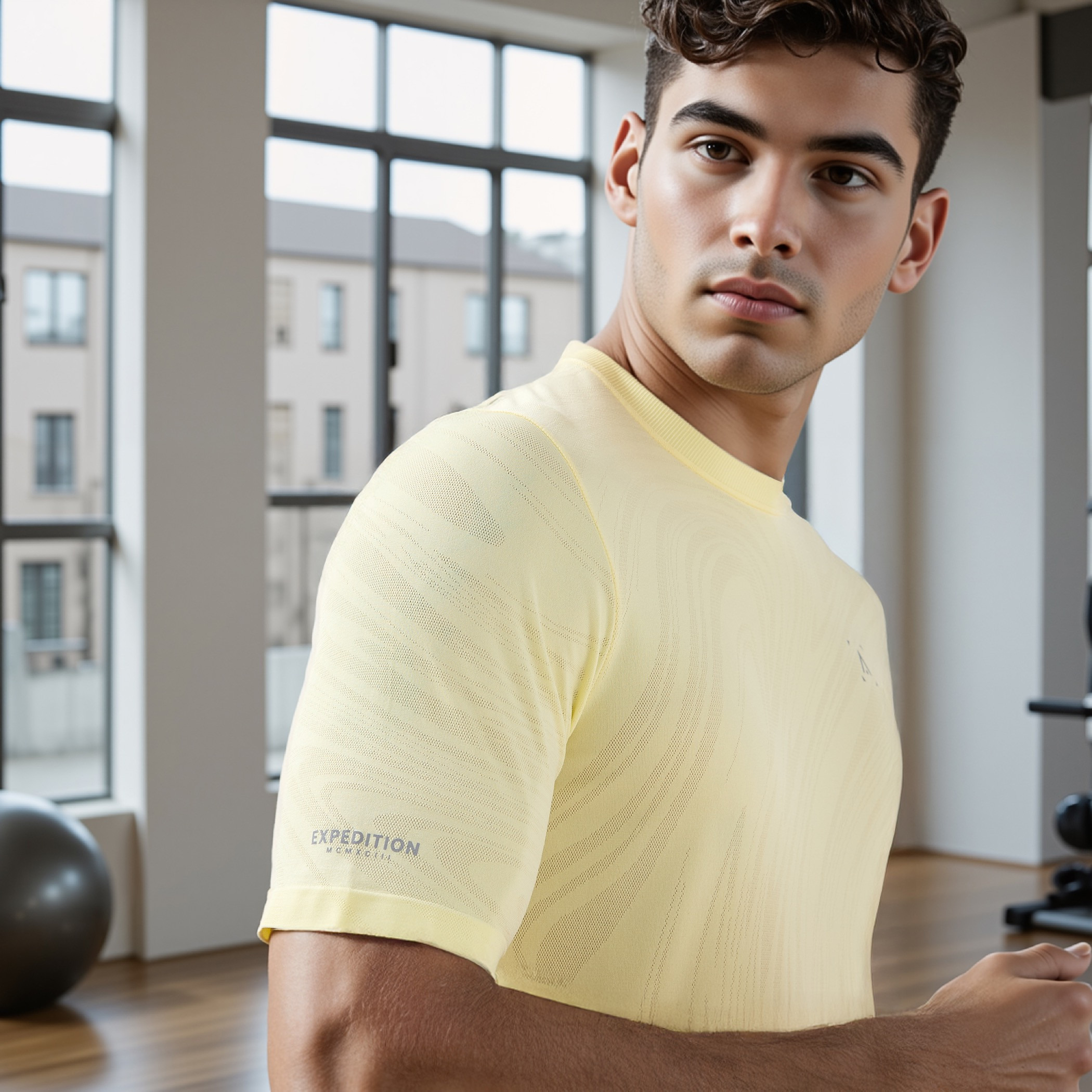 Jacquard Crew Neck T-shirt-men-clothing-sportswearandactivewear-tshirtsandpolos-image-5
