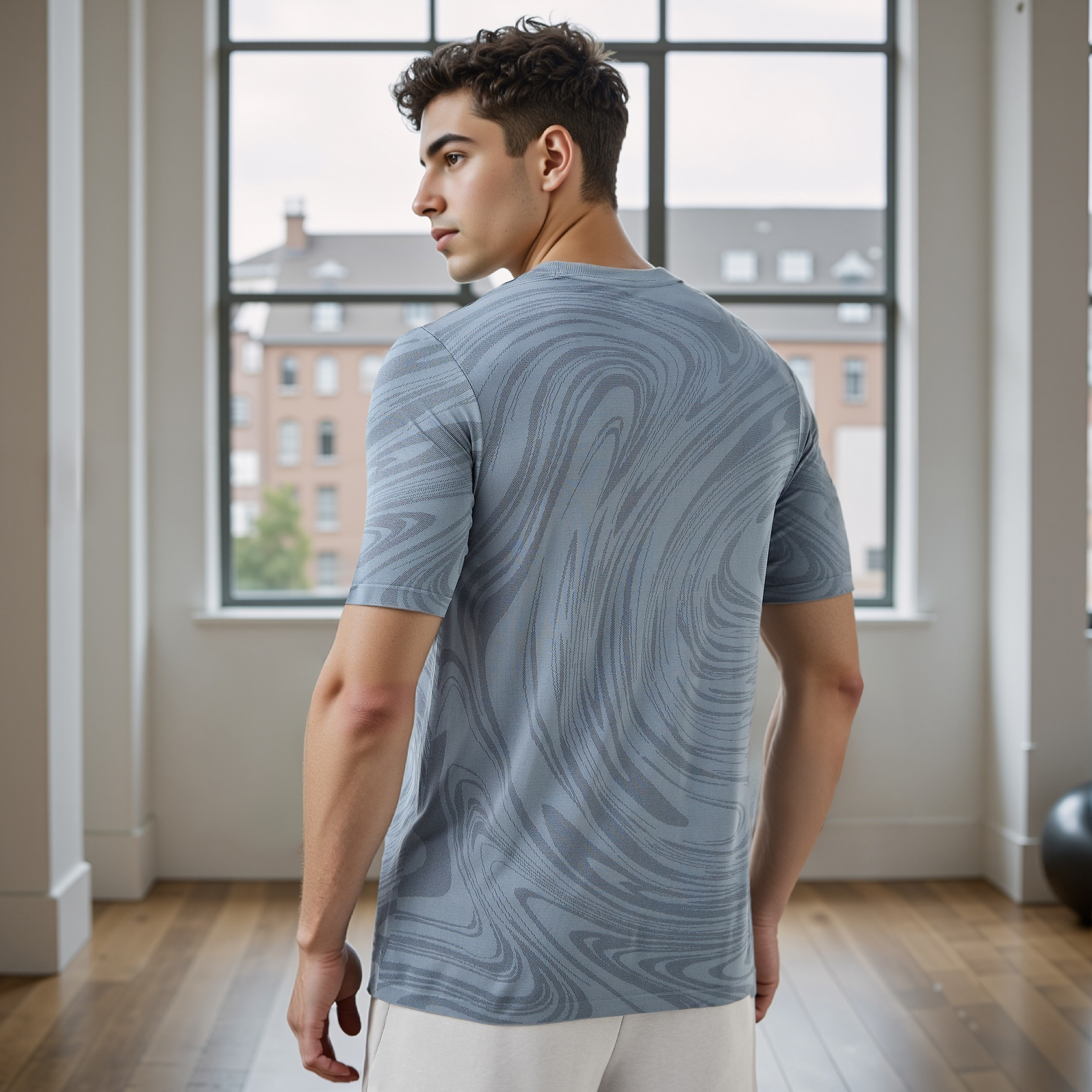 Jacquard Crew Neck T-shirt-men-clothing-sportswearandactivewear-tshirtsandpolos-image-4