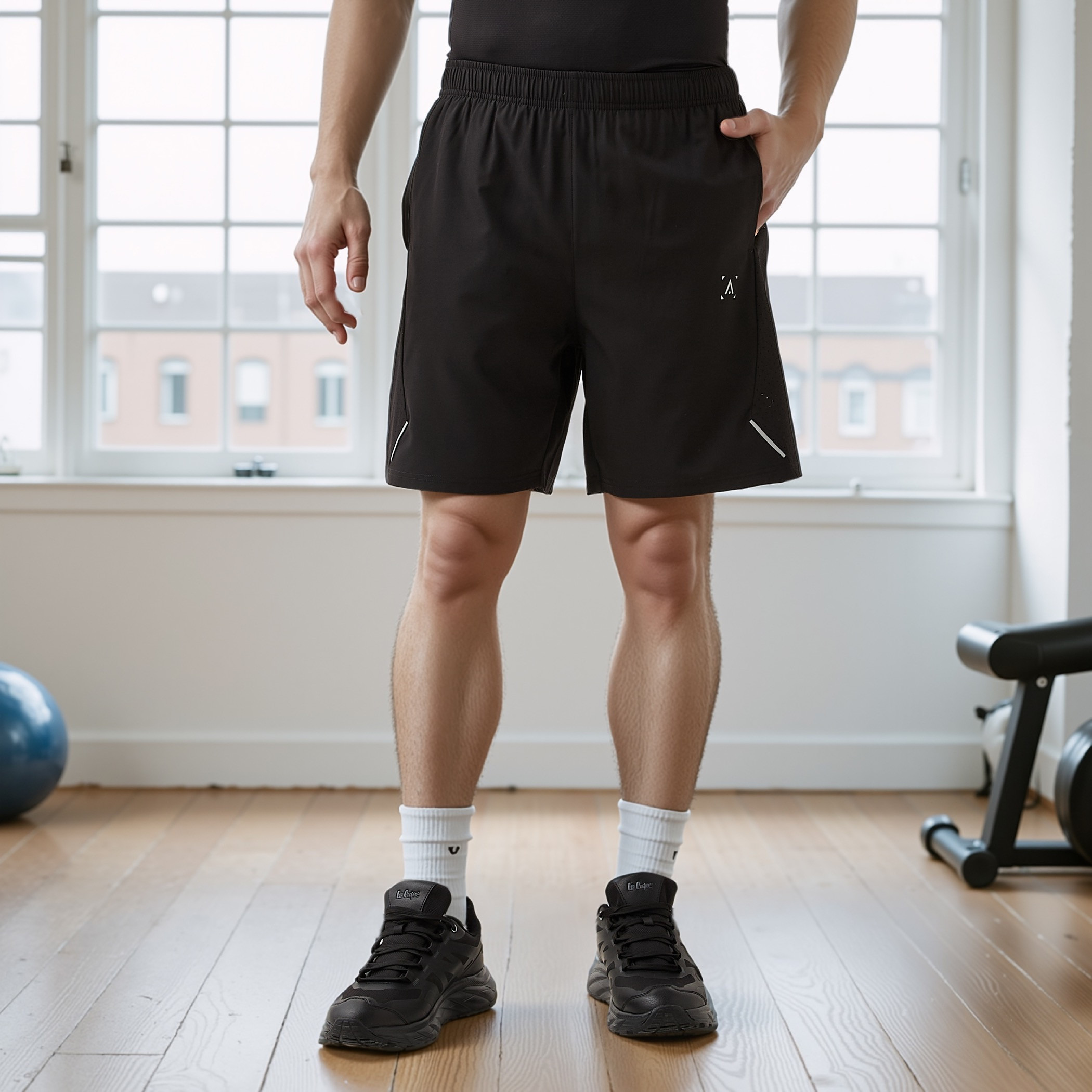 Regular Fit Shorts with Elasticated Waistband-men-clothing-bottoms-shorts-image-15