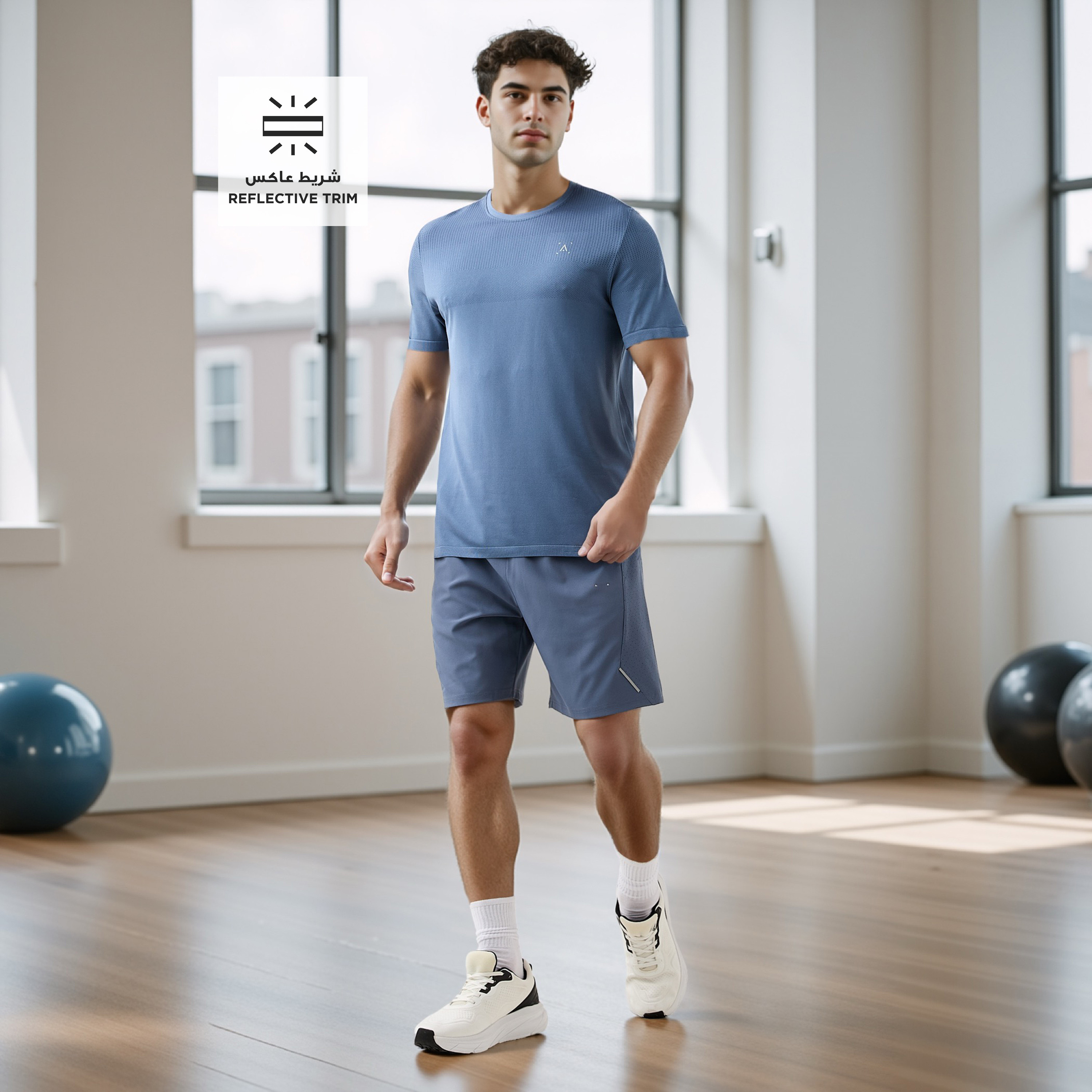 Regular Fit Shorts with Elasticated Waistband-men-clothing-bottoms-shorts-image-2