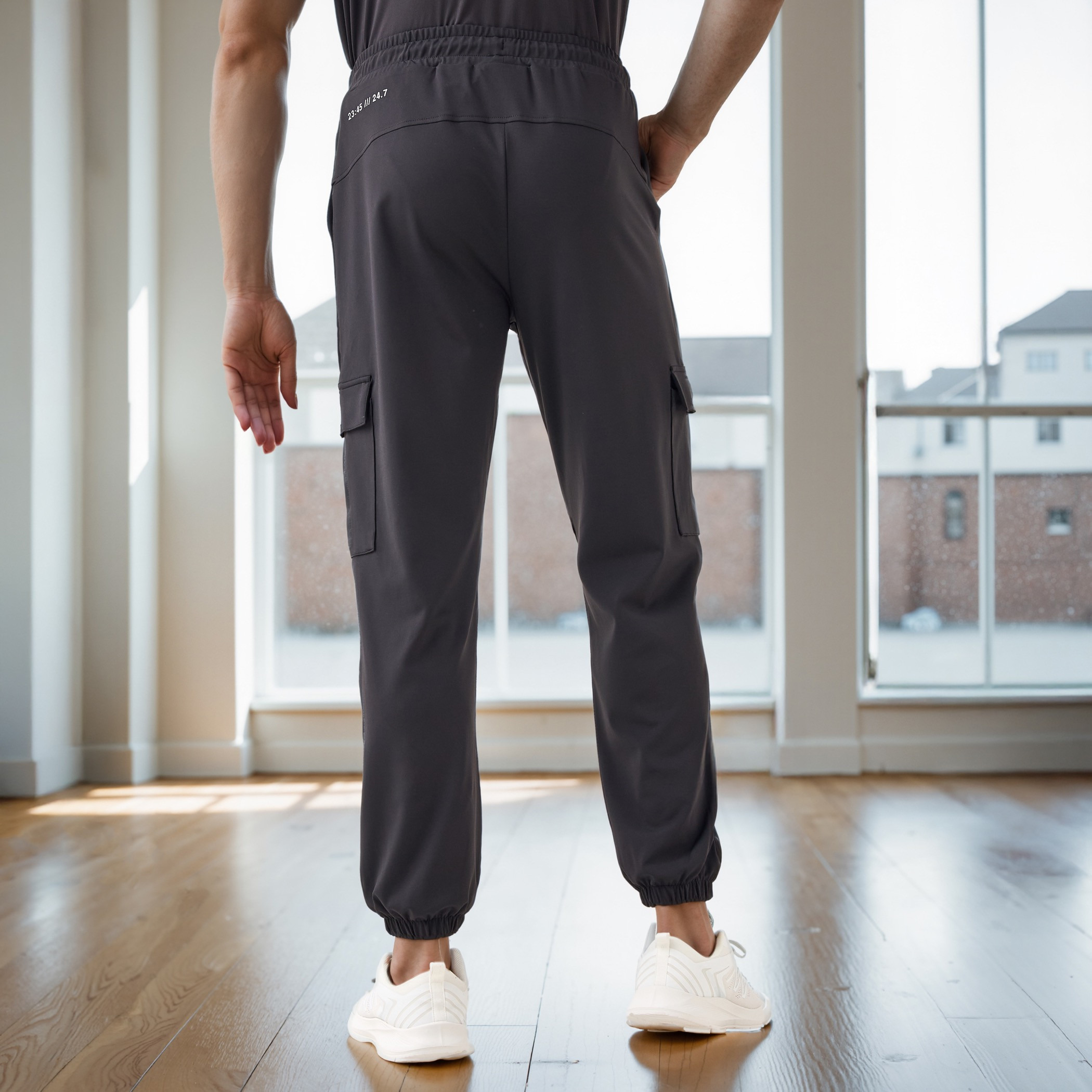 Cargo Joggers with Drawstring Closure-men-clothing-sportswearandactivewear-bottoms-joggers-image-3
