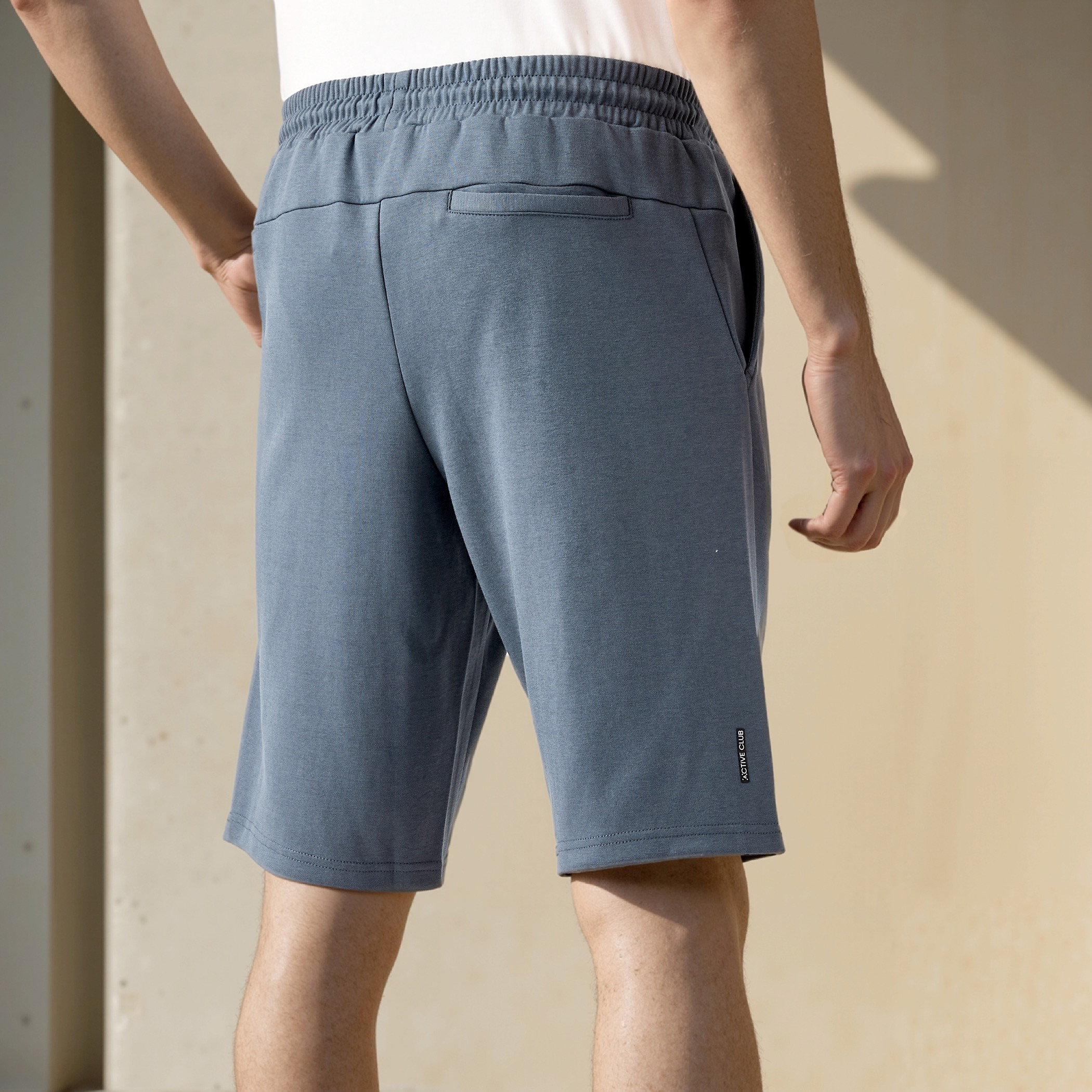 Regular Fit Shorts with Drawstring Closure-men-clothing-bottoms-shorts-image-3