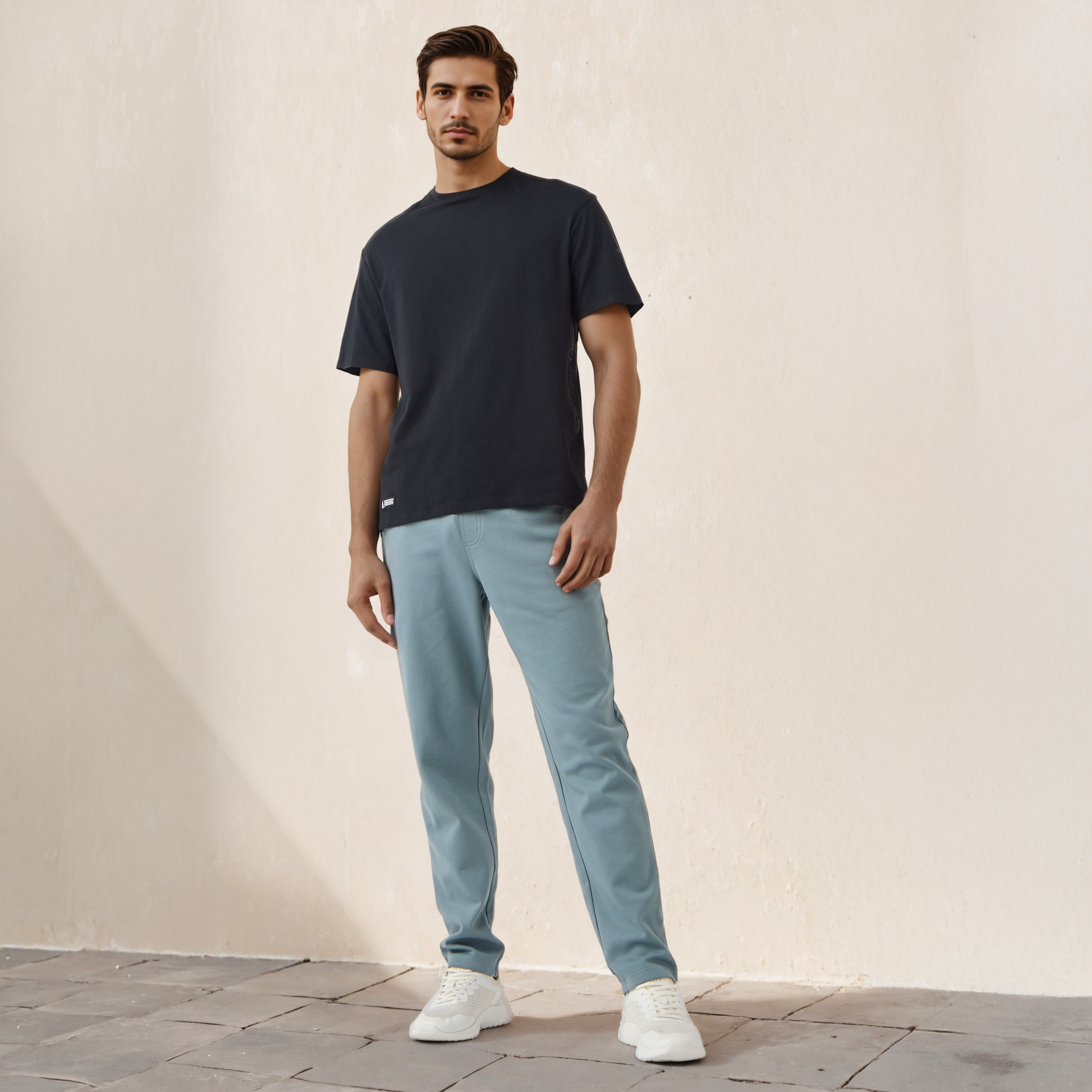 Embossed Logo Track Pants with Pockets-men-clothing-sportswearandactivewear-bottoms-joggers-image-2