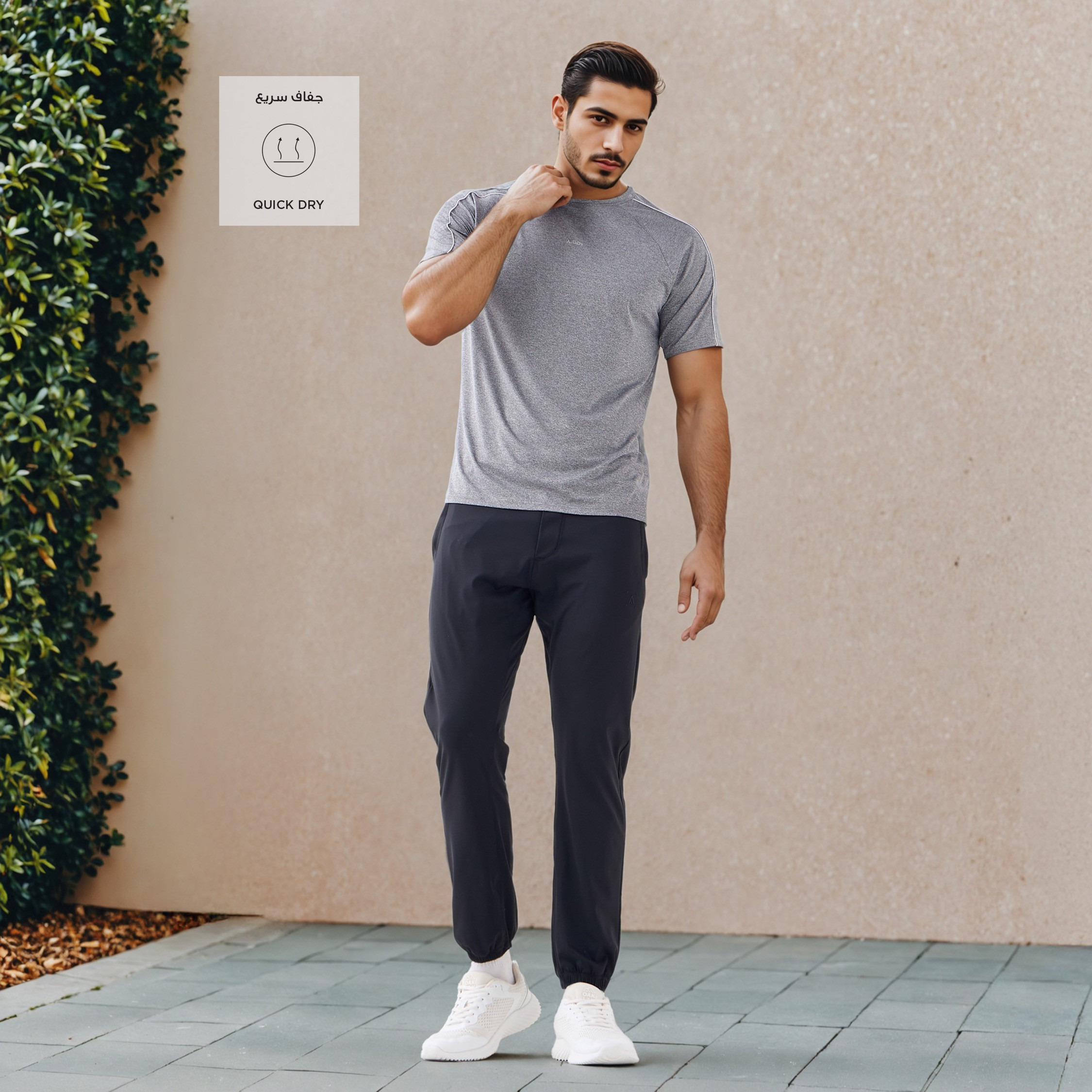 Panelled T-shirt with Raglan Sleeves-men-clothing-sportswearandactivewear-tshirtsandpolos-image-2