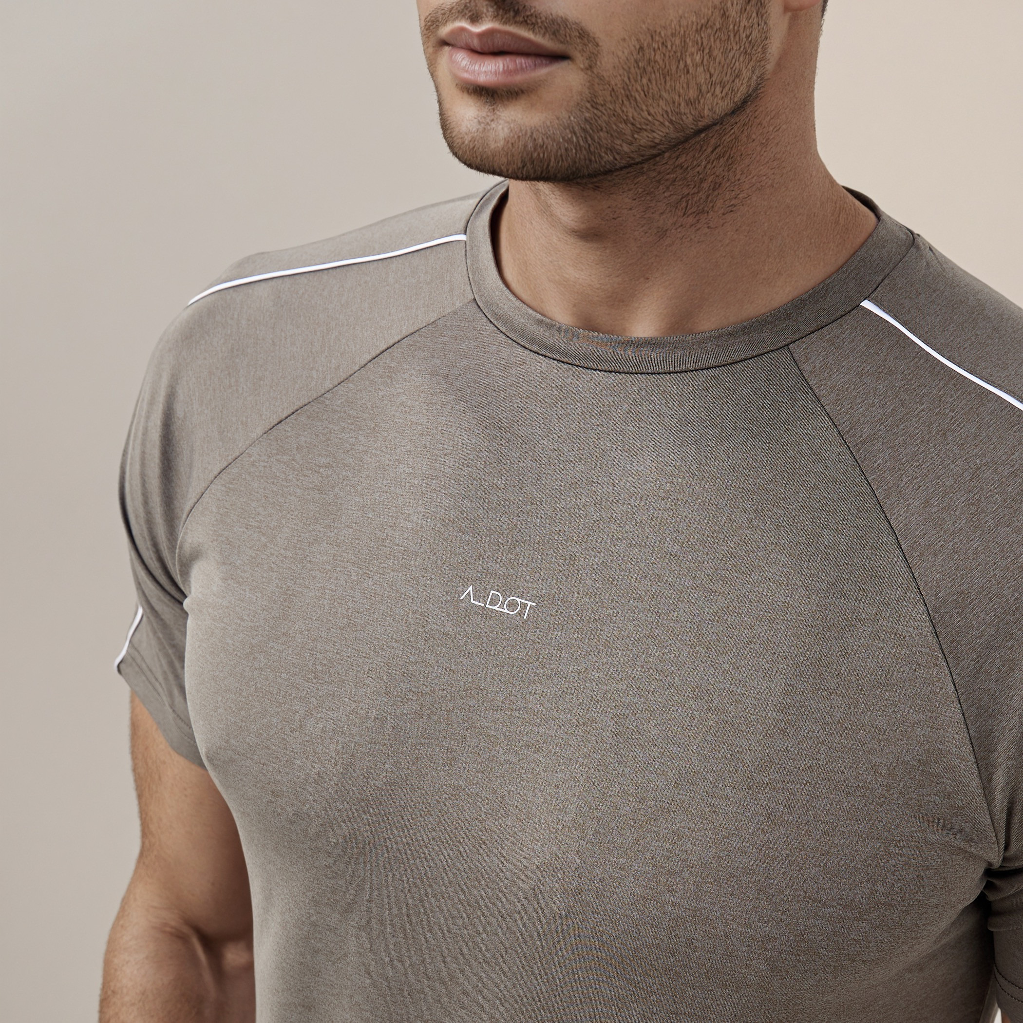 Panelled T-shirt with Raglan Sleeves-men-clothing-sportswearandactivewear-tshirtsandpolos-image-5