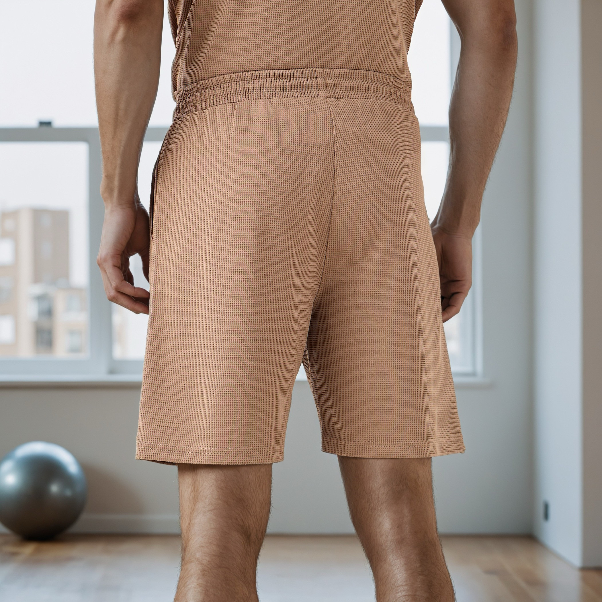 شورت بملمس وافل بارز مع جيوب-men-clothing-bottoms-shorts-image-3