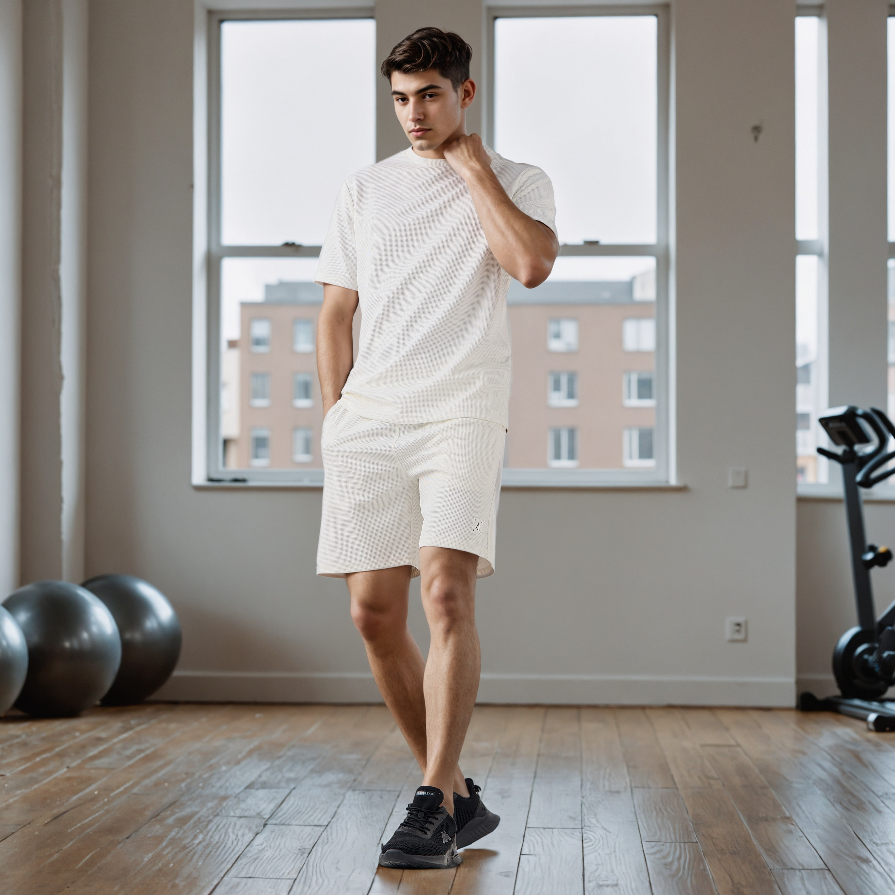 شورت بملمس وافل بارز مع جيوب-men-clothing-bottoms-shorts-image-2