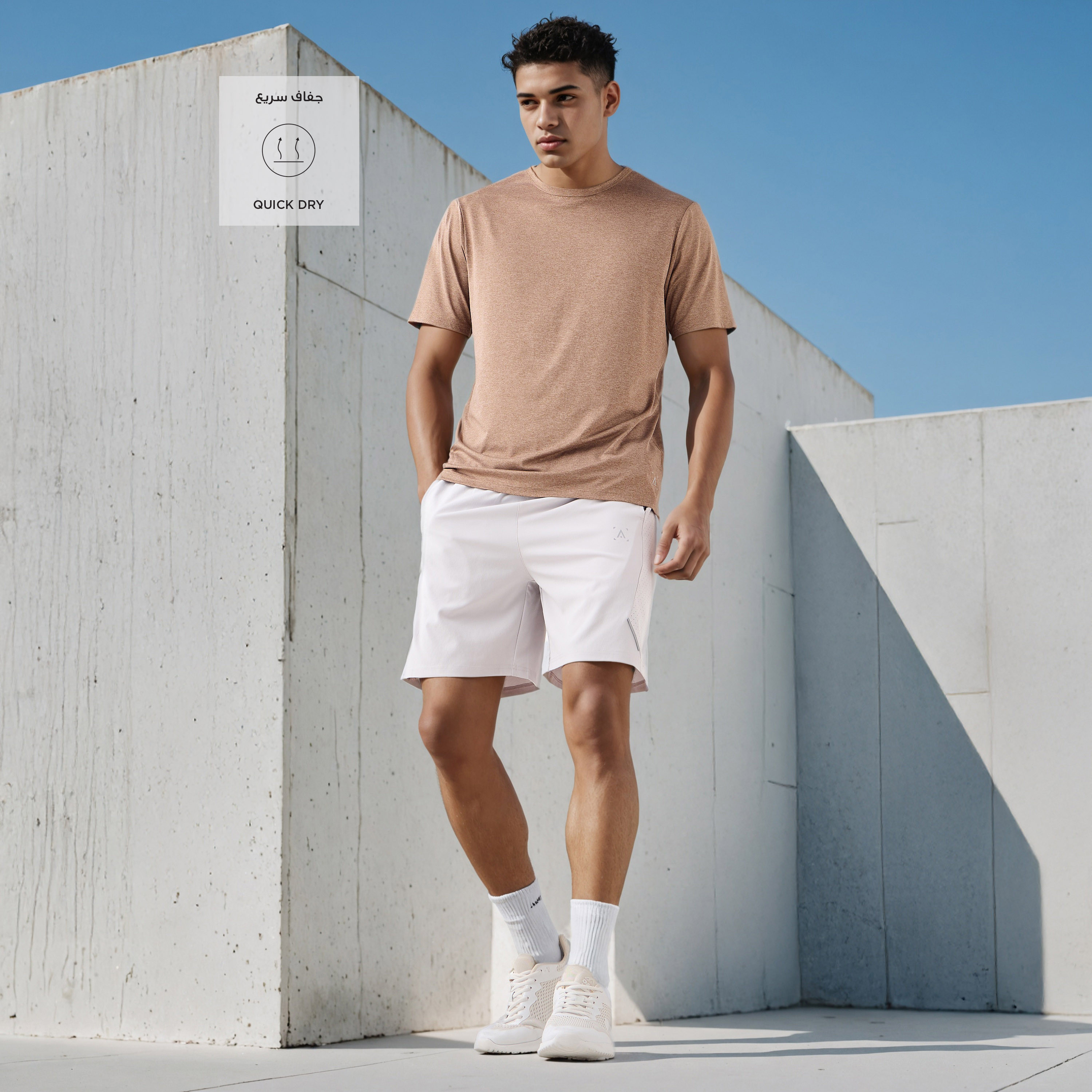 Crew Neck T-shirt with Short Sleeves-men-clothing-tshirtsandpolos-tshirts-image-2