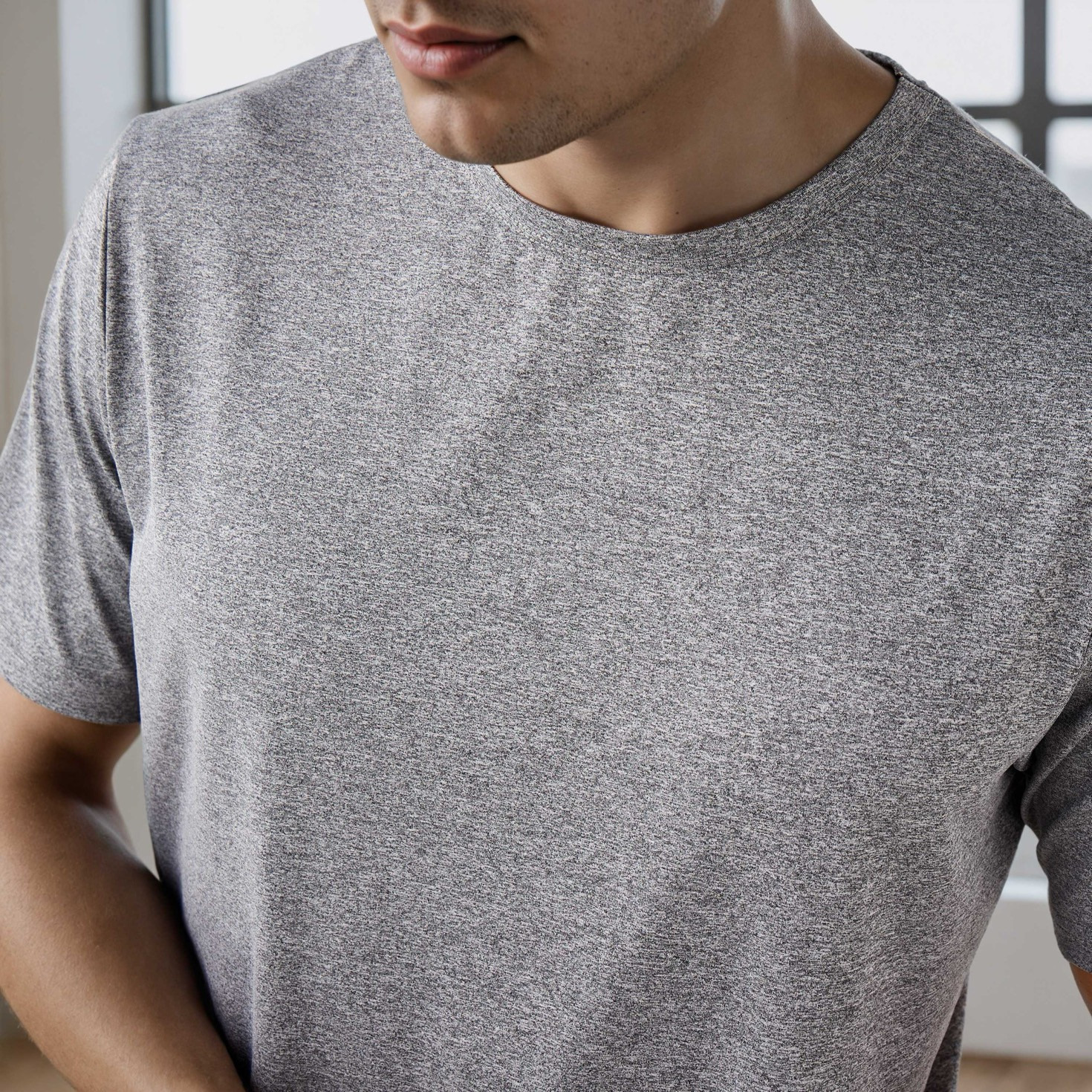 Crew Neck T-shirt with Short Sleeves-men-clothing-tshirtsandpolos-tshirts-image-4