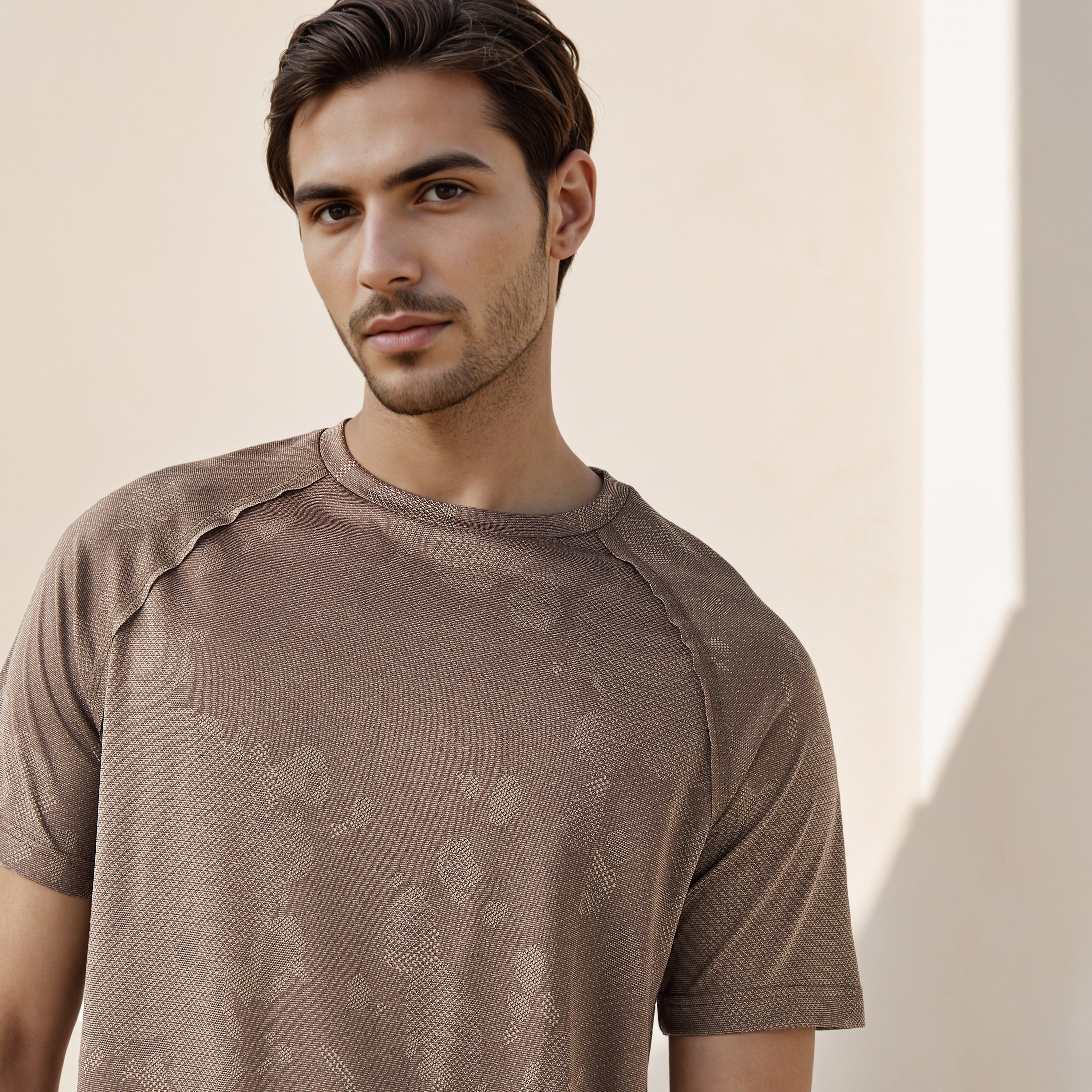 Regular Fit Raglan Sleeves Seamless T-shirt-men-clothing-tshirtsandpolos-tshirts-image-4
