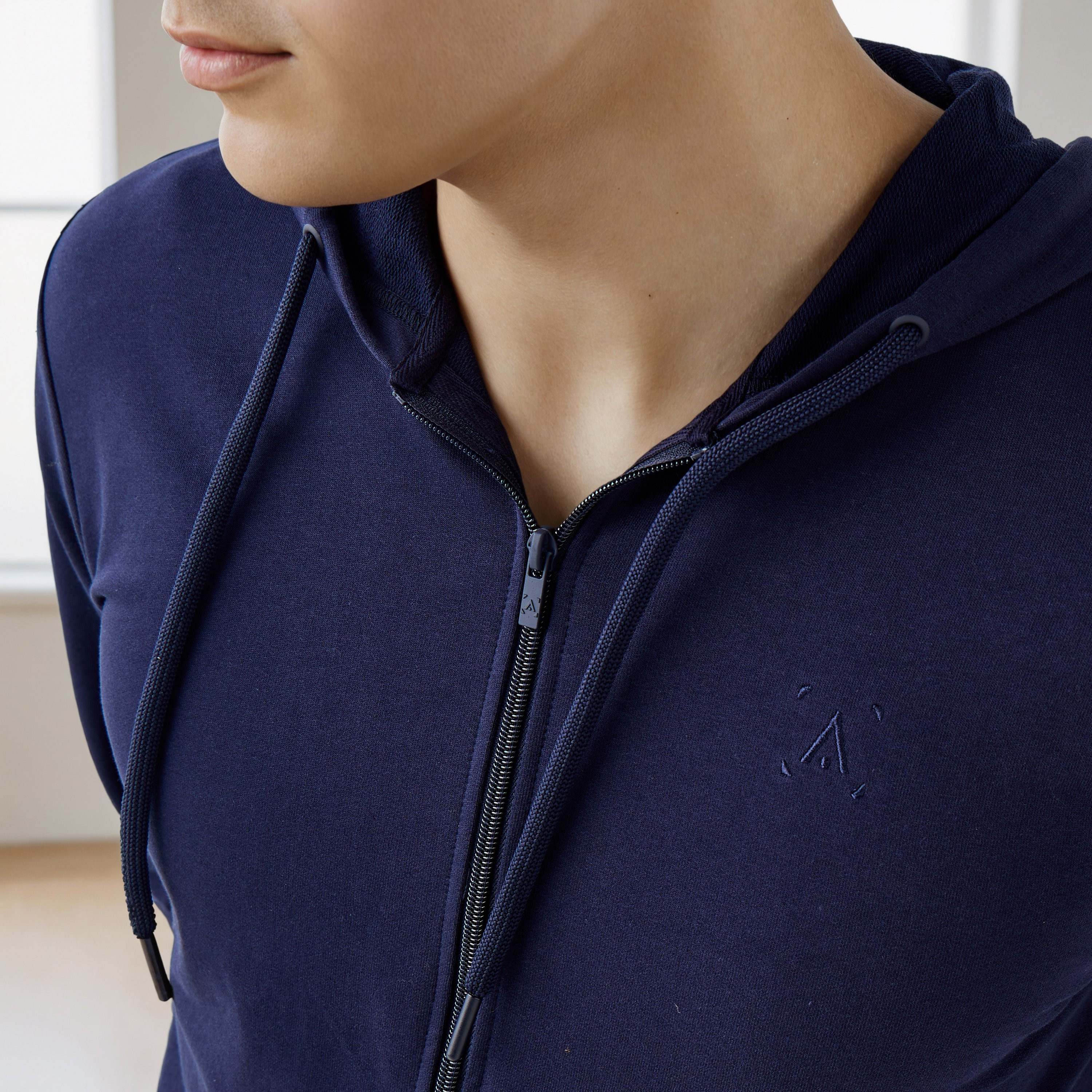 Zip Through Hoodie with Kangaroo Pockets-men-winterwear-hoodiesandsweatshirts-image-4