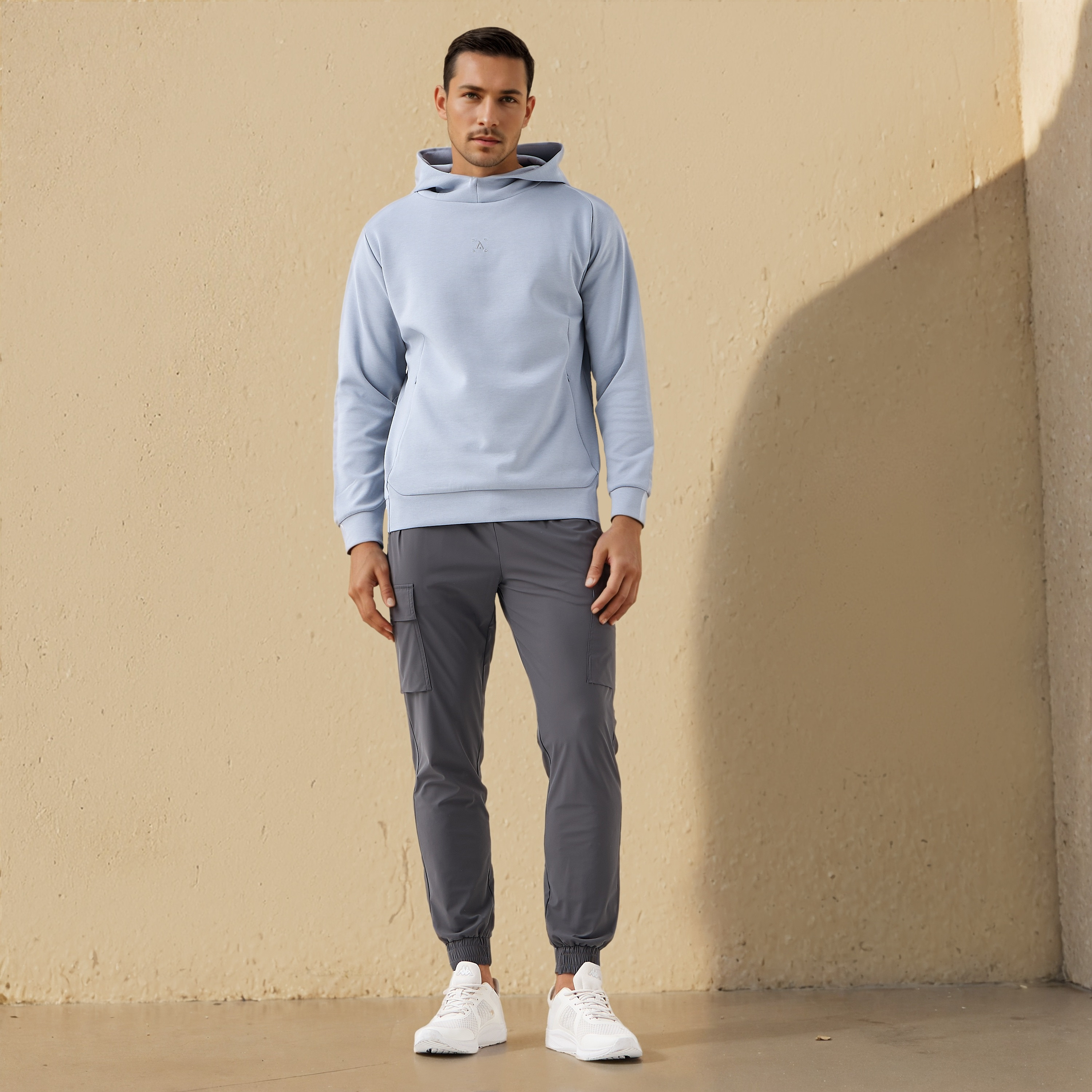 سويت شيرت بارز الملمس بقبعة-men-winterwear-hoodiesandsweatshirts-image-2