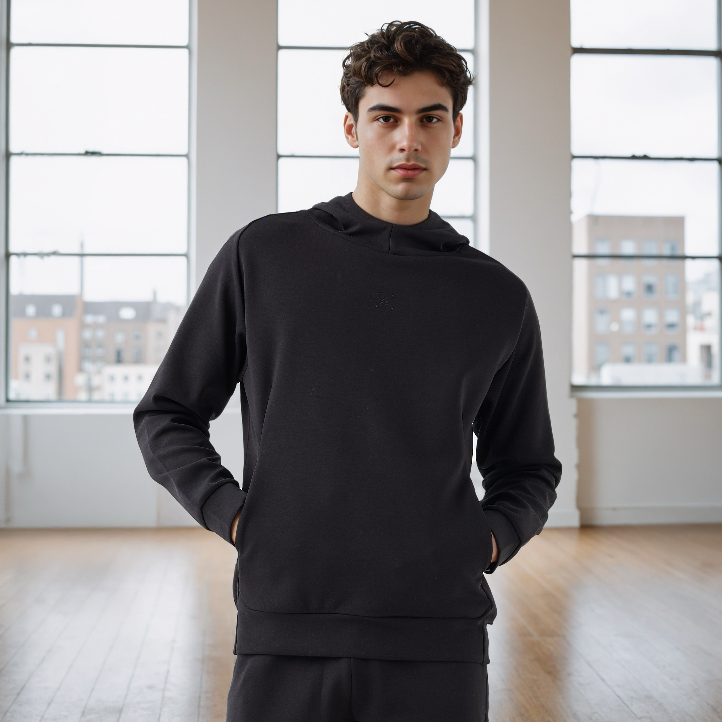 سويت شيرت بارز الملمس بقبعة-men-winterwear-hoodiesandsweatshirts-image-6