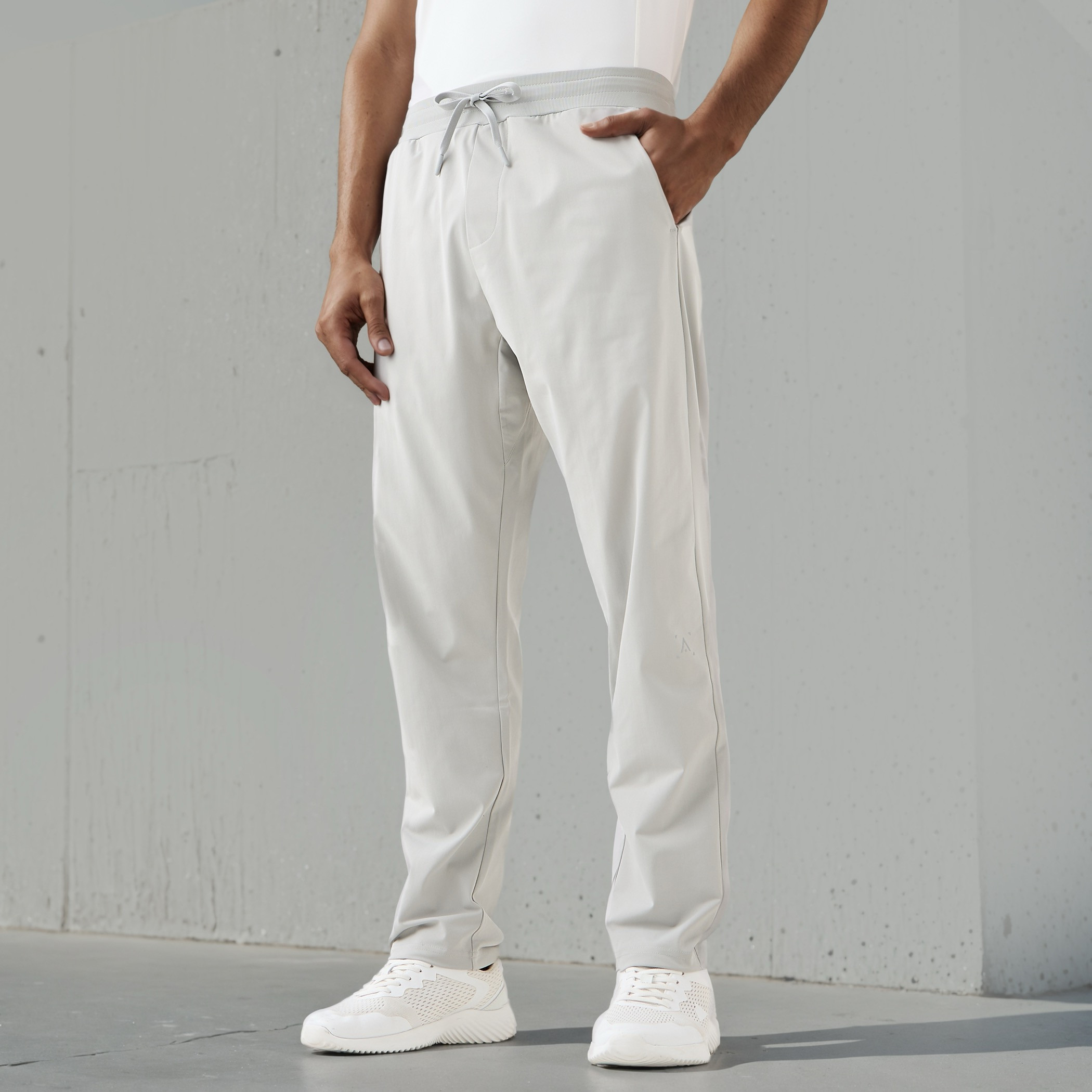 Drawstring Closure Track Pants with Pockets-men-clothing-sportswearandactivewear-tracksuits-image-1