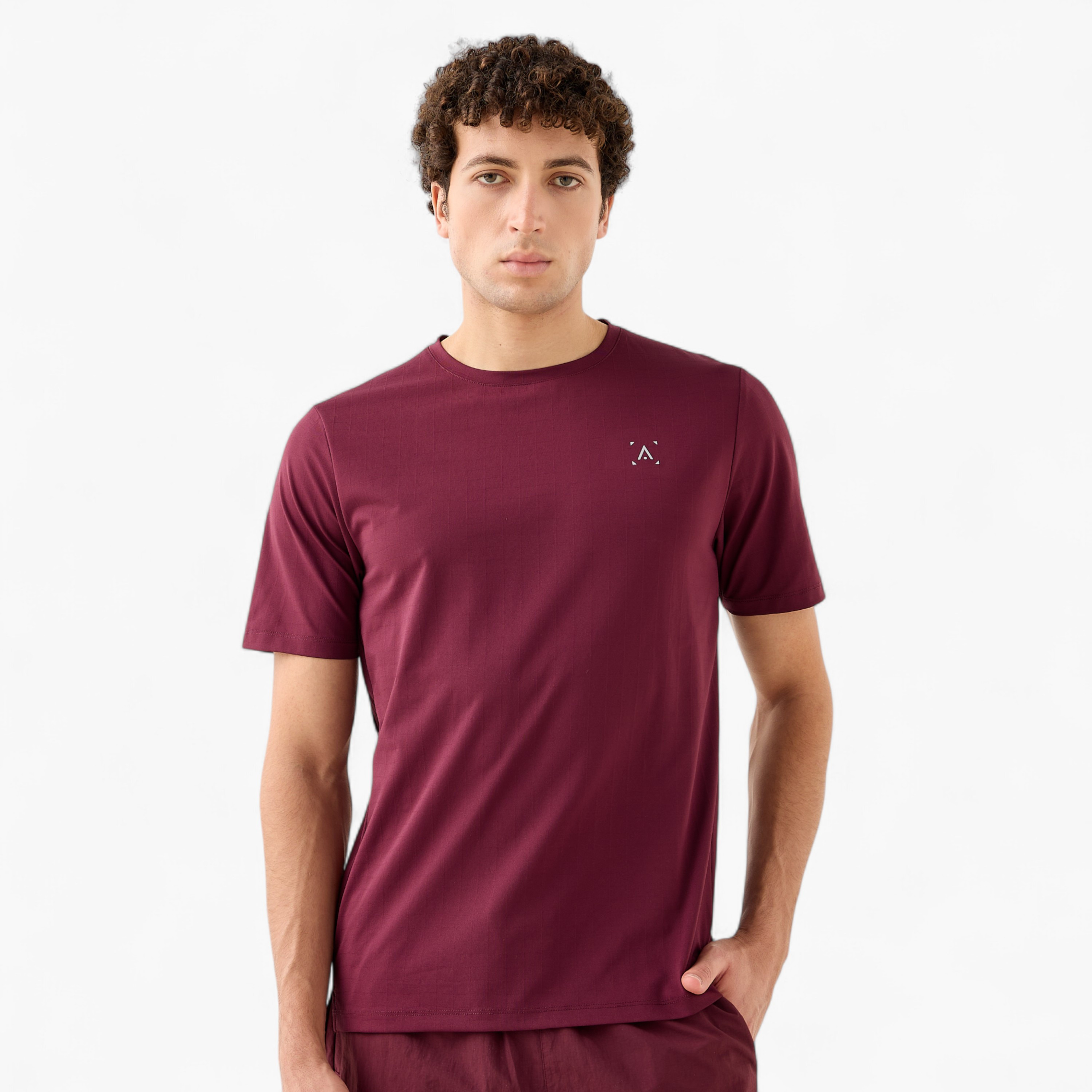 Jacquard Regular Fit T-shirt-men-clothing-tshirtsandpolos-tshirts-image-1