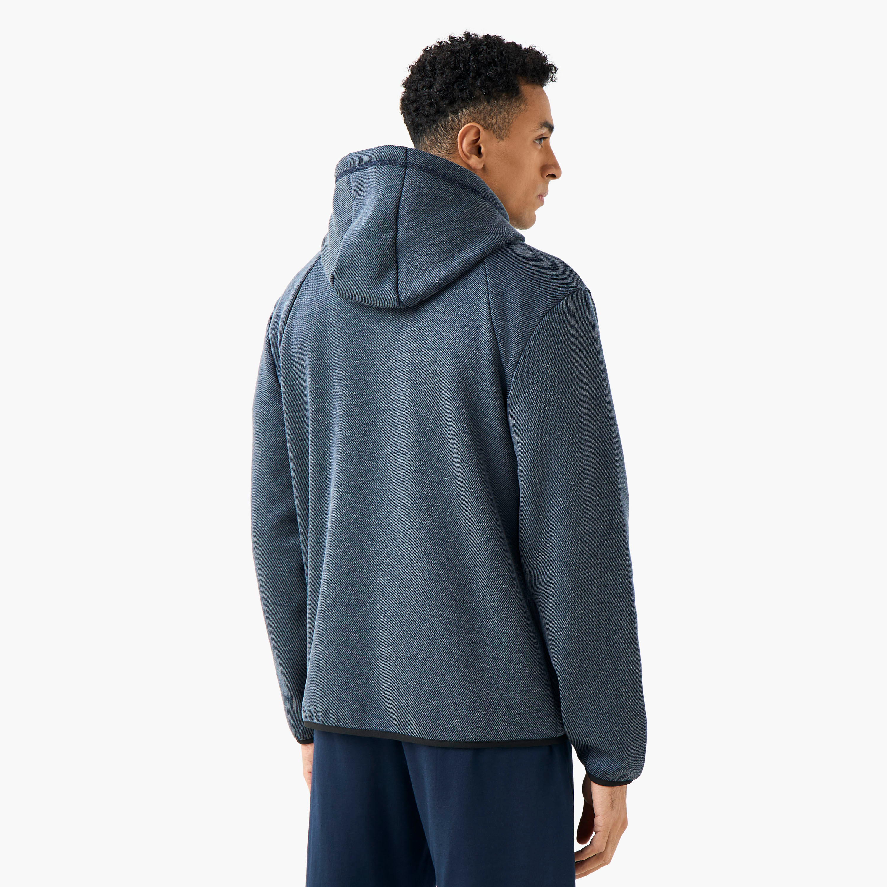 Men Regular Fit Textured Hooded Jacket-men-clothing-jacketsandblazers-jackets-image-3