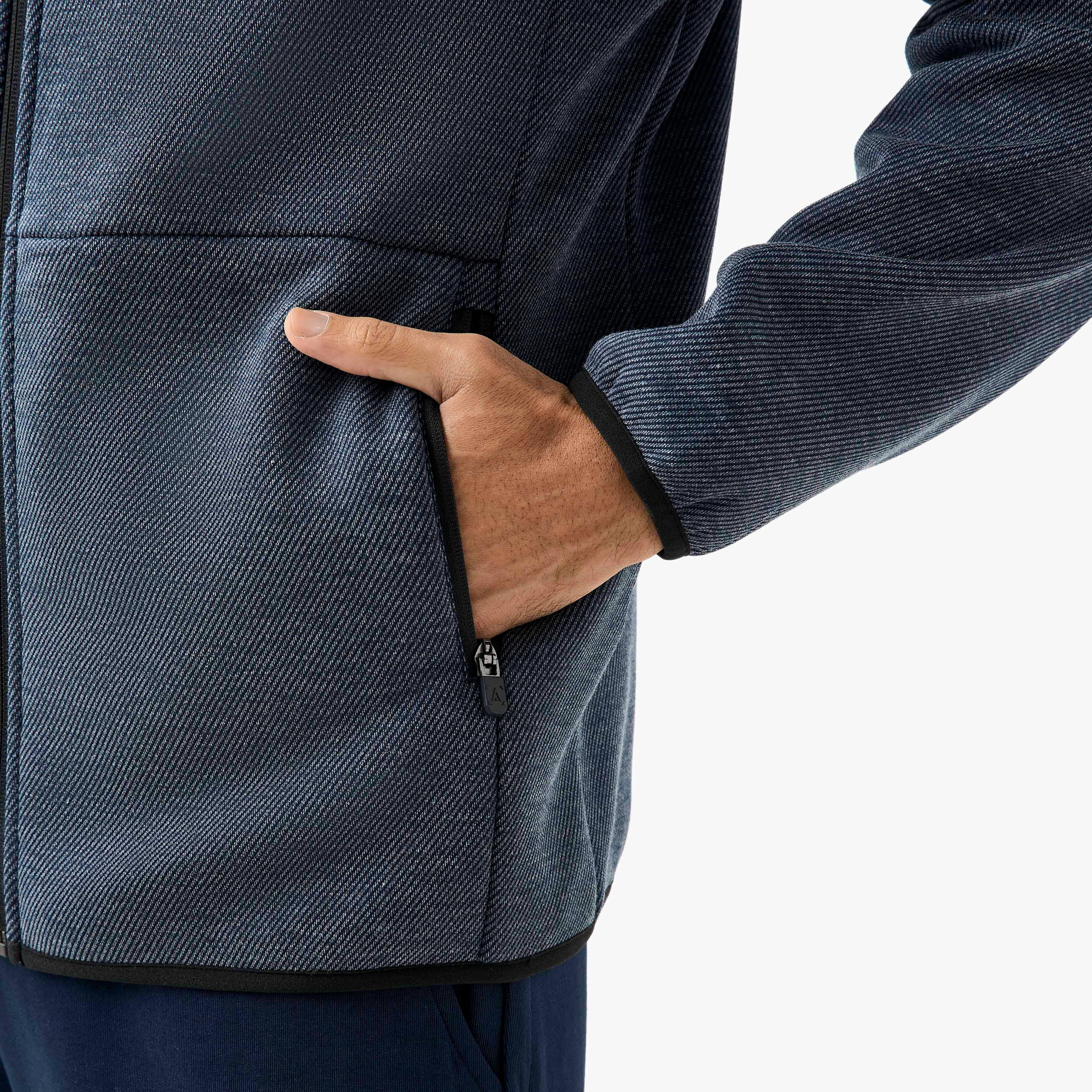 Men Regular Fit Textured Hooded Jacket-men-clothing-jacketsandblazers-jackets-image-6
