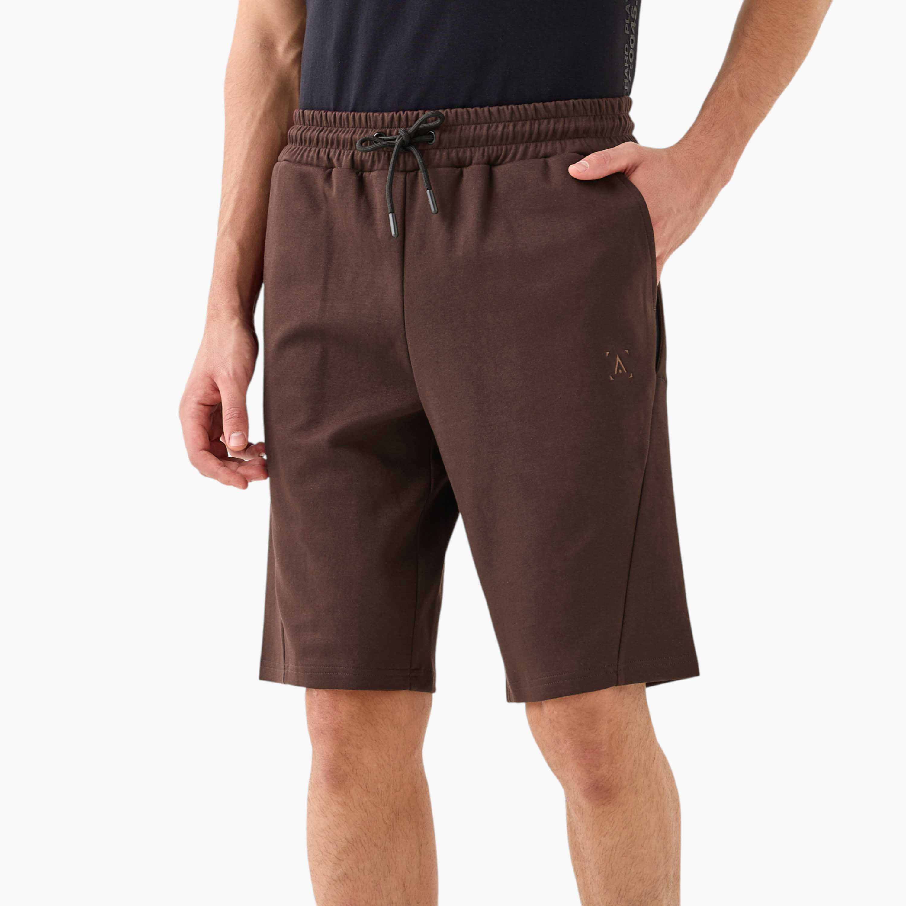 Panelled Performance Shorts with Pockets-men-clothing-bottoms-shorts-image-1