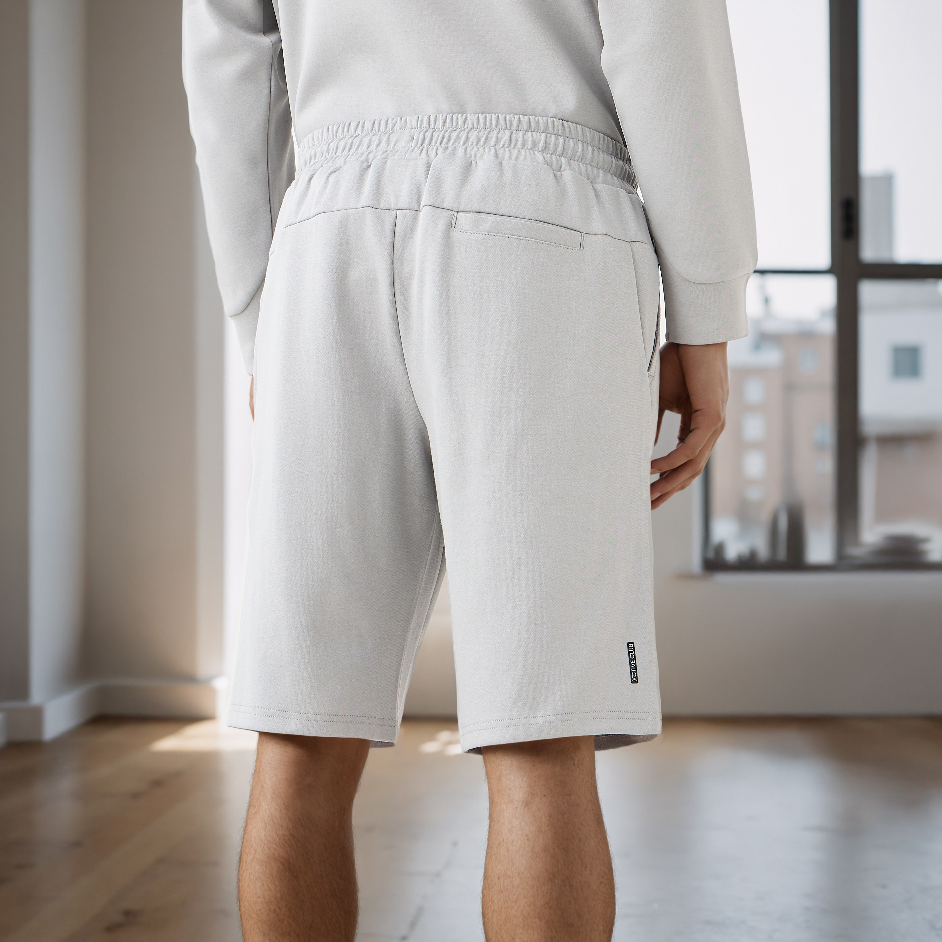 Panelled Performance Shorts with Pockets-men-clothing-bottoms-shorts-image-3