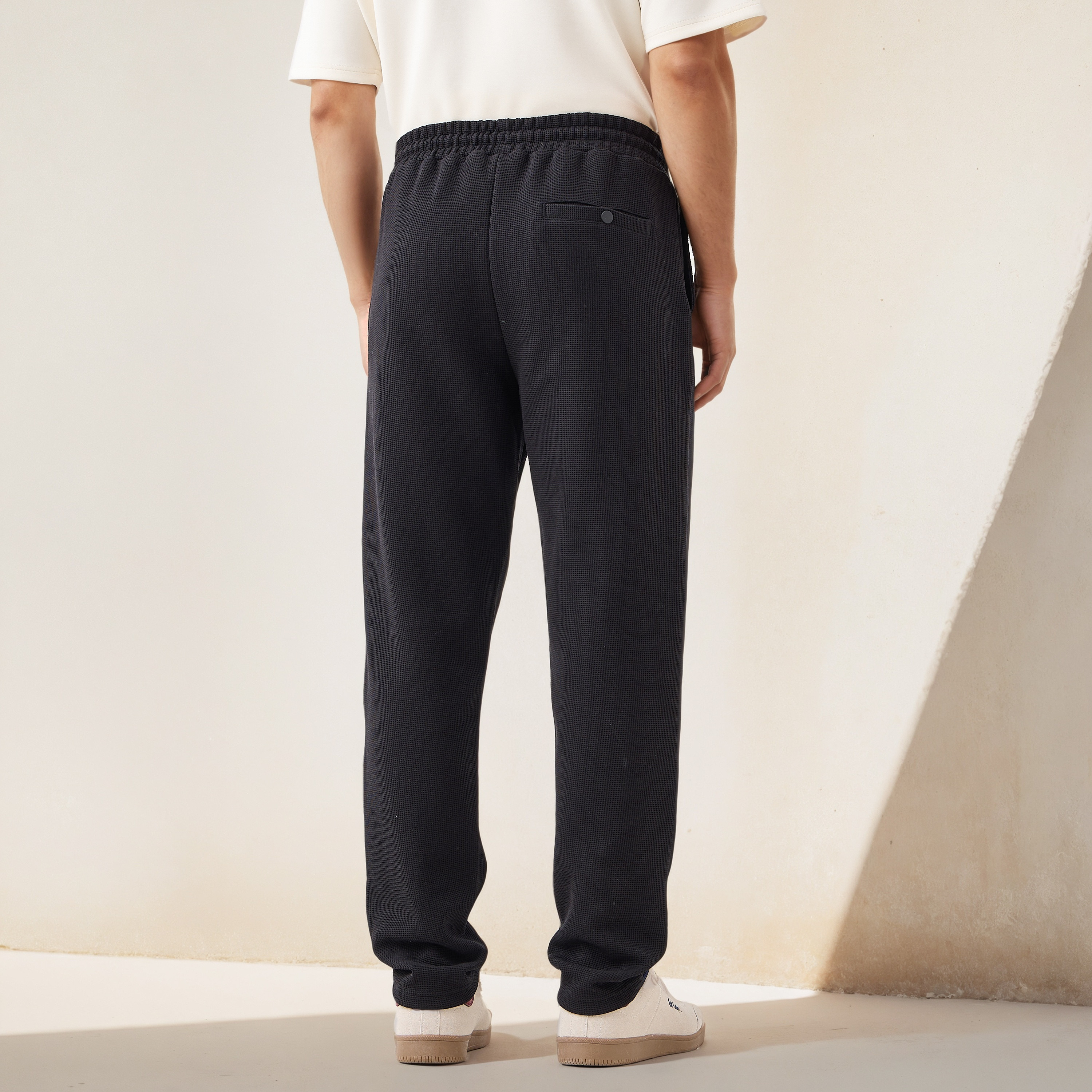 Textured Regular Fit Joggers-men-clothing-sportswearandactivewear-bottoms-joggers-image-3