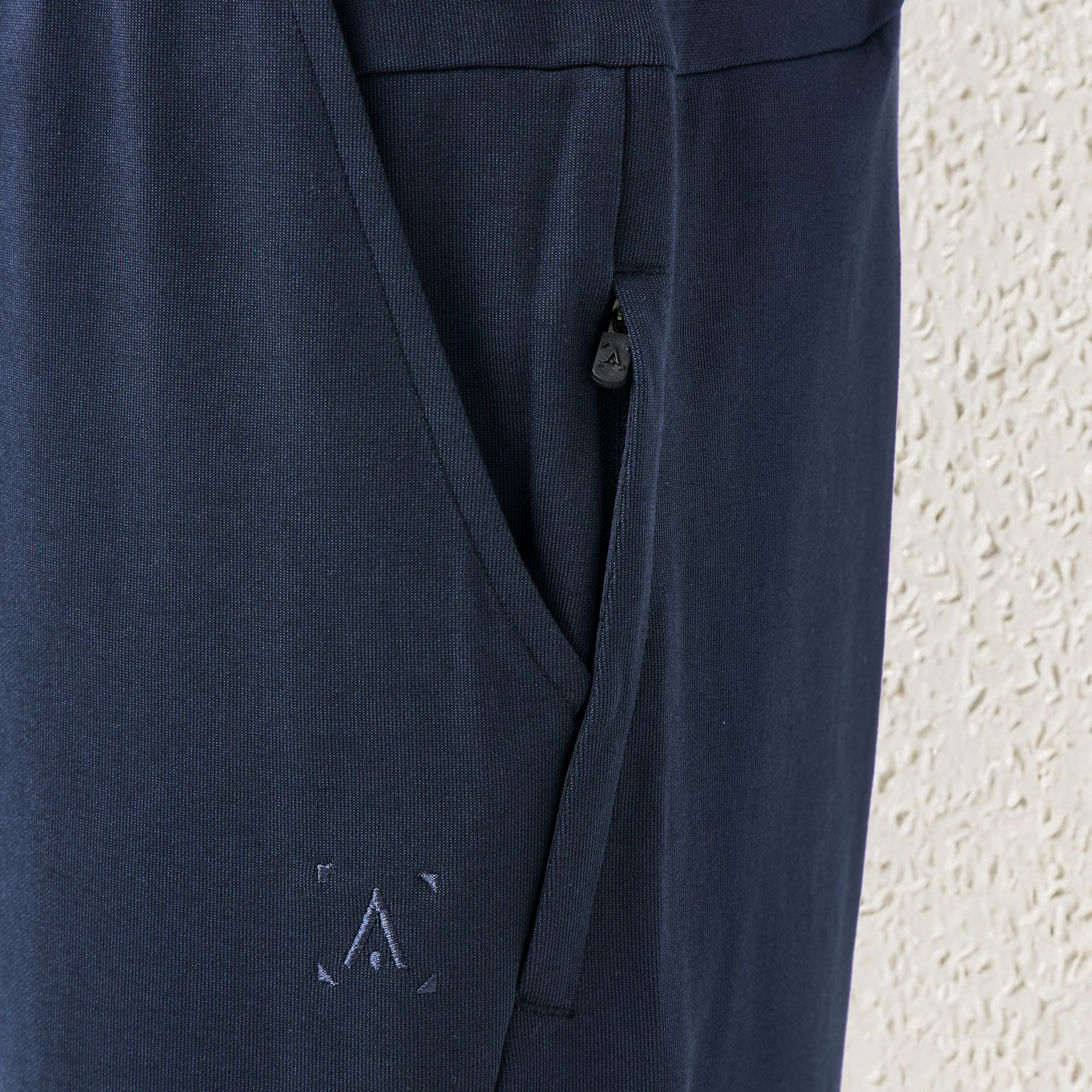 Panel Detail Performance Shorts with Drawstring Waist-men-clothing-bottoms-shorts-image-4