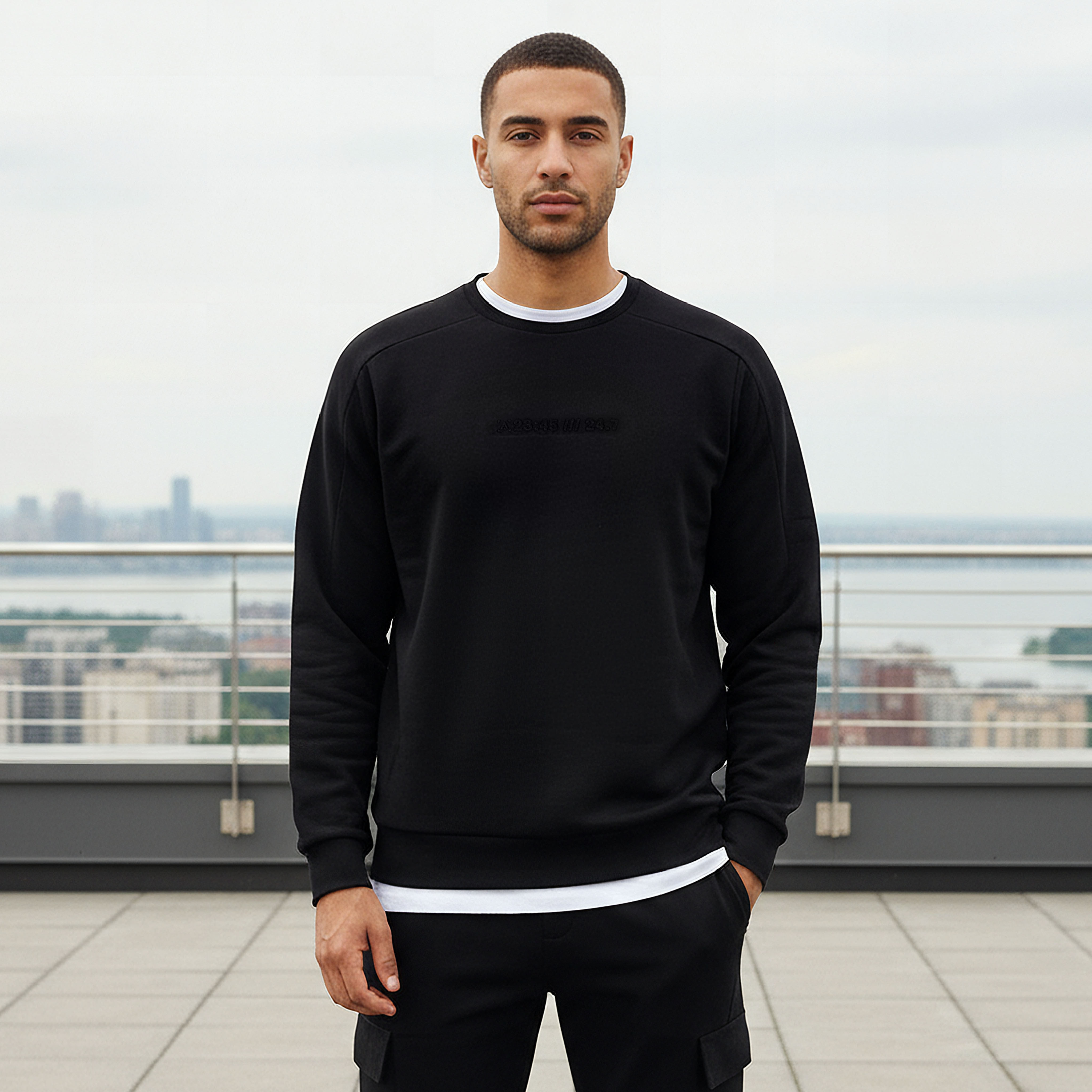 Men Performance Embossed Sweatshirt-men-winterwear-hoodiesandsweatshirts-image-1