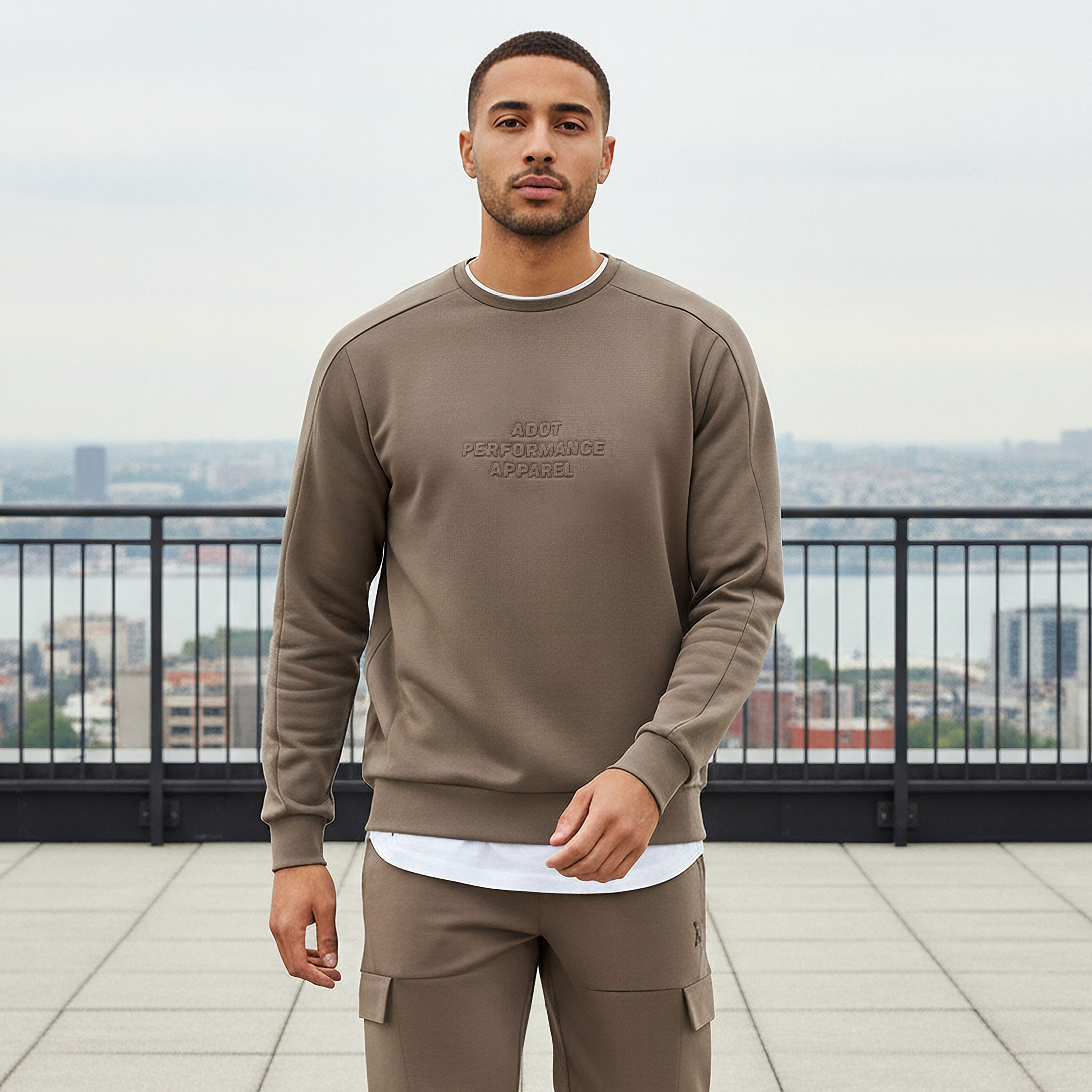 Men Performance Embossed Sweatshirt-men-winterwear-hoodiesandsweatshirts-image-1
