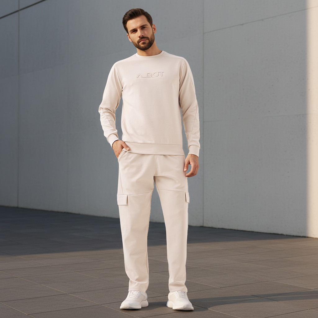 Men Performance Embossed Sweatshirt-men-winterwear-hoodiesandsweatshirts-image-2
