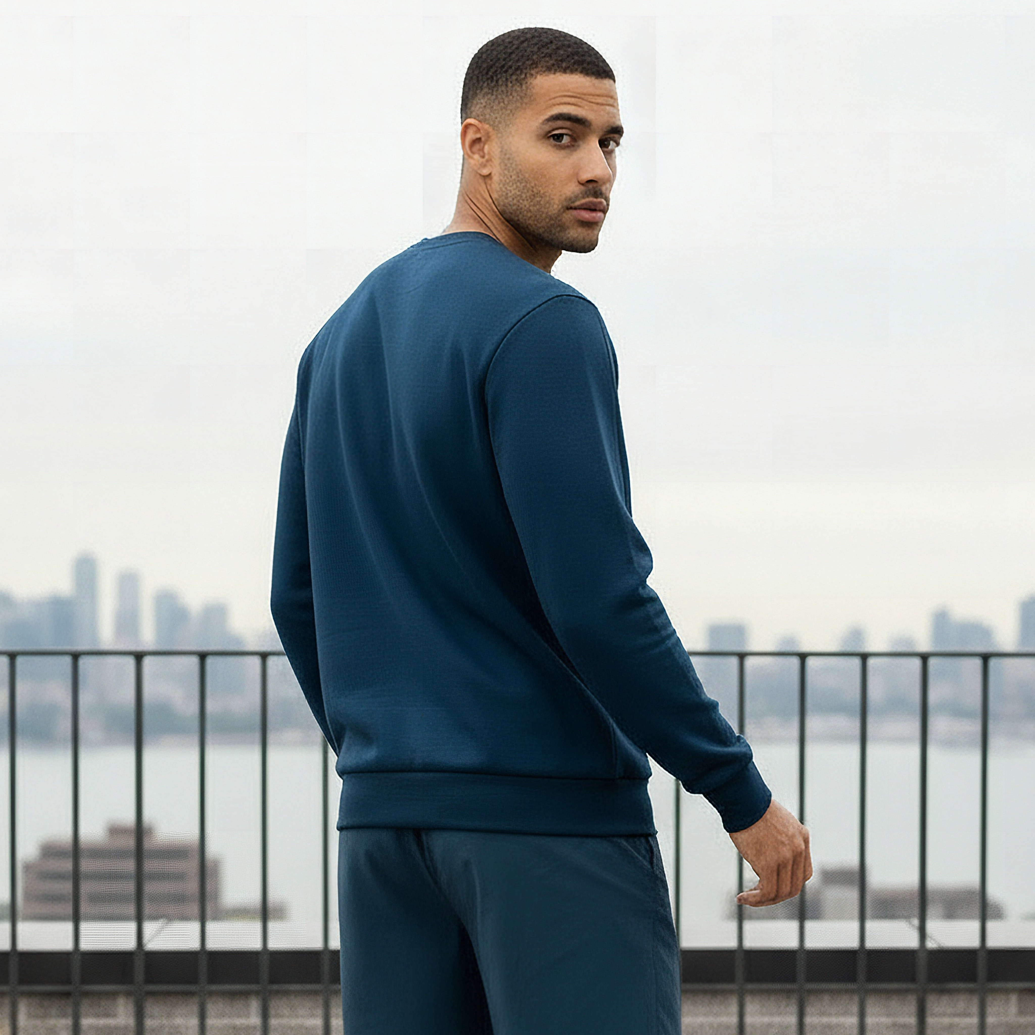 Men Performance Embossed Sweatshirt-men-winterwear-hoodiesandsweatshirts-image-3