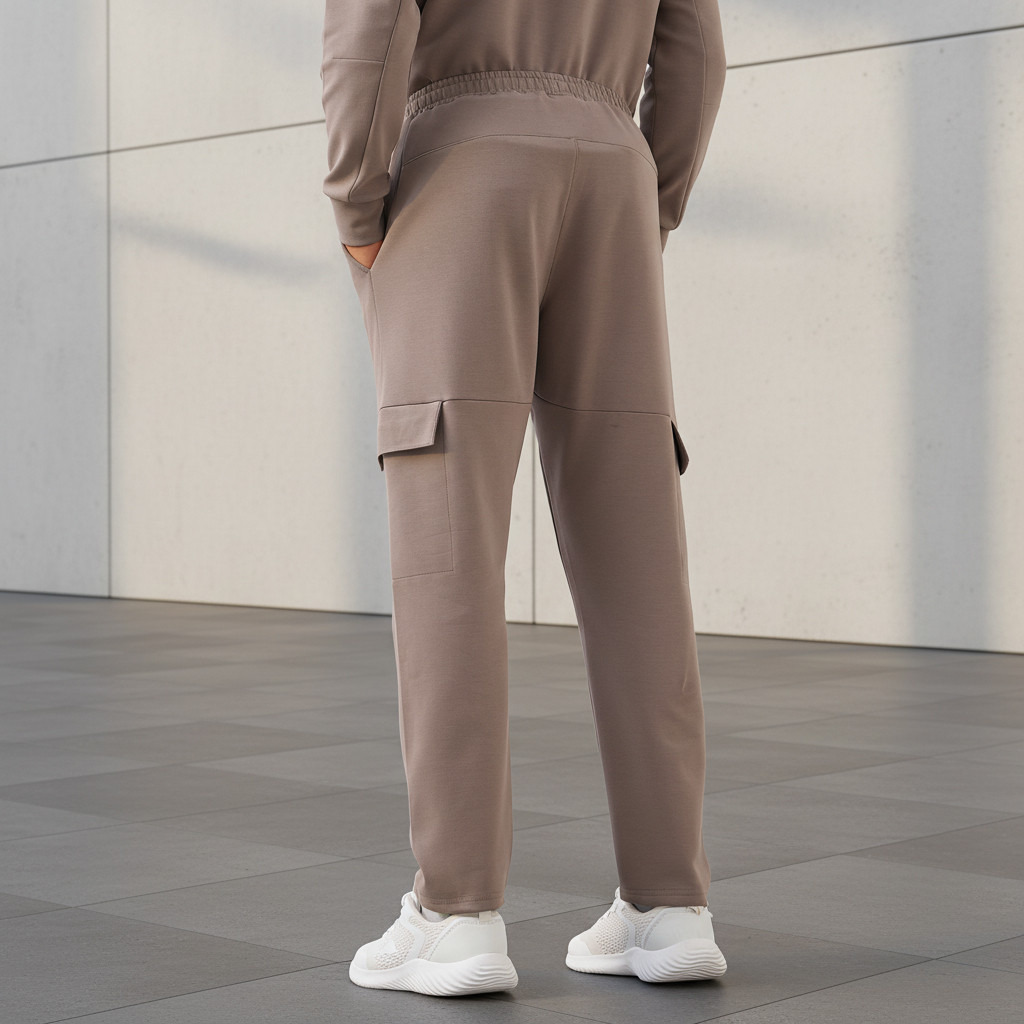 Men Regular Fit Cargo Joggers with Pockets-men-clothing-sportswearandactivewear-bottoms-joggers-image-3
