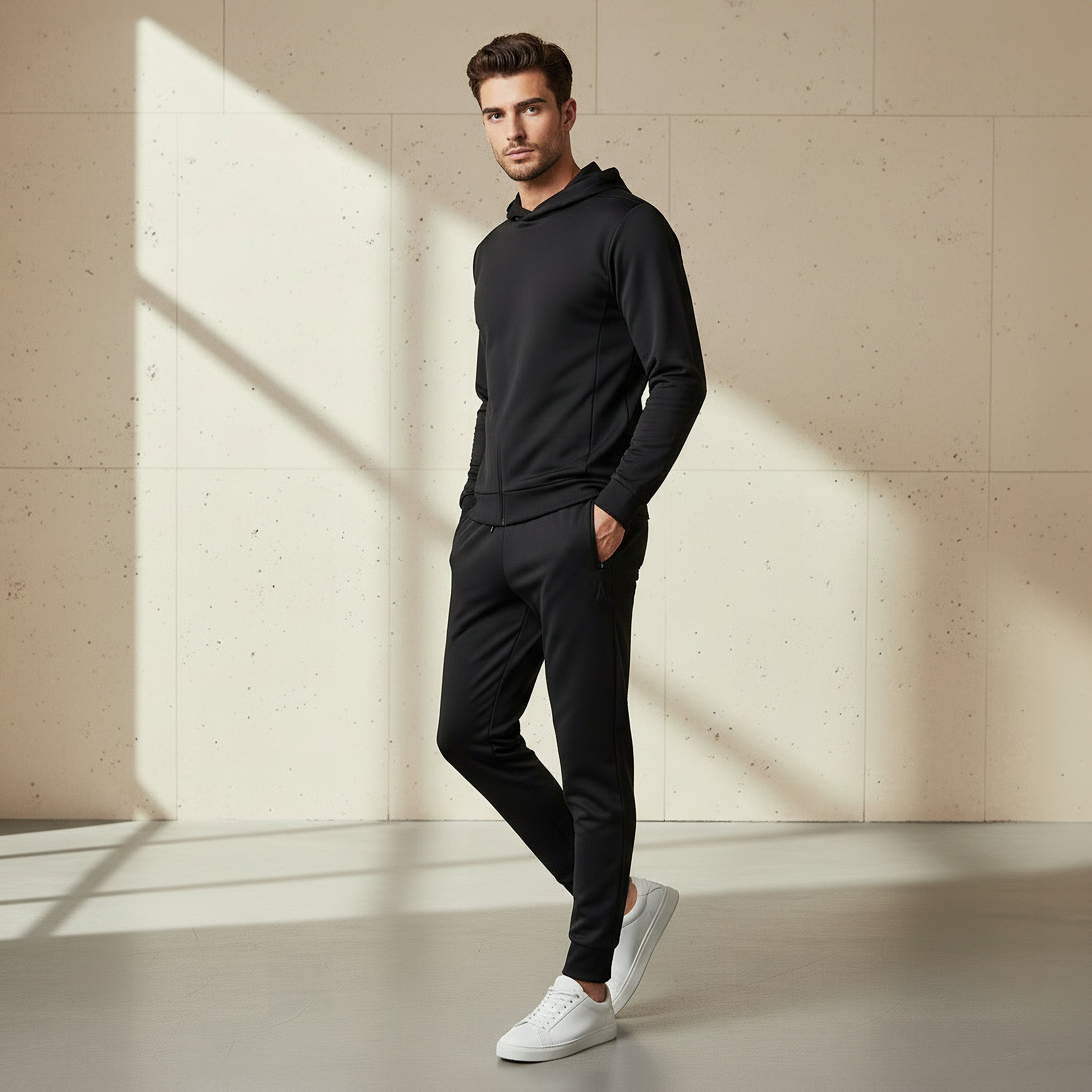 Men Regular Fit Jogger with Zipper Pockets-men-clothing-sportswearandactivewear-bottoms-joggers-image-2